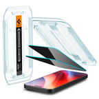 Spigen Glass tR EZ Fit (Privacy) 2 Pack - iPhone 17/16 Pro Max