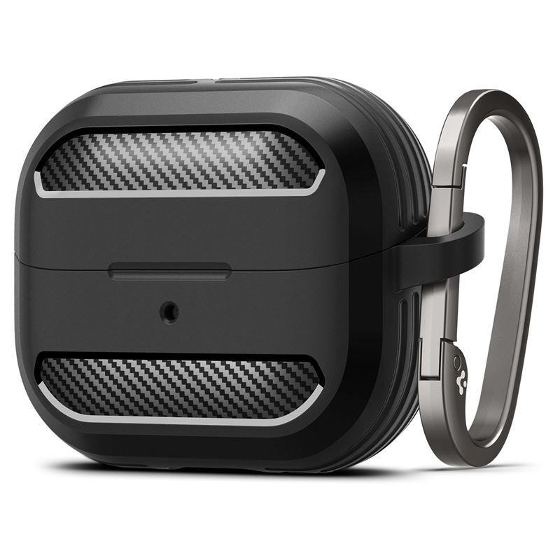Spigen Rugged Armor, matte black - Samsung Galaxy Buds 3 Pro/3