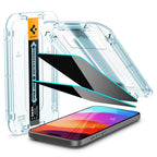 Spigen Glass tR EZ Fit (Privacy) 2 Pack - iPhone 16/15