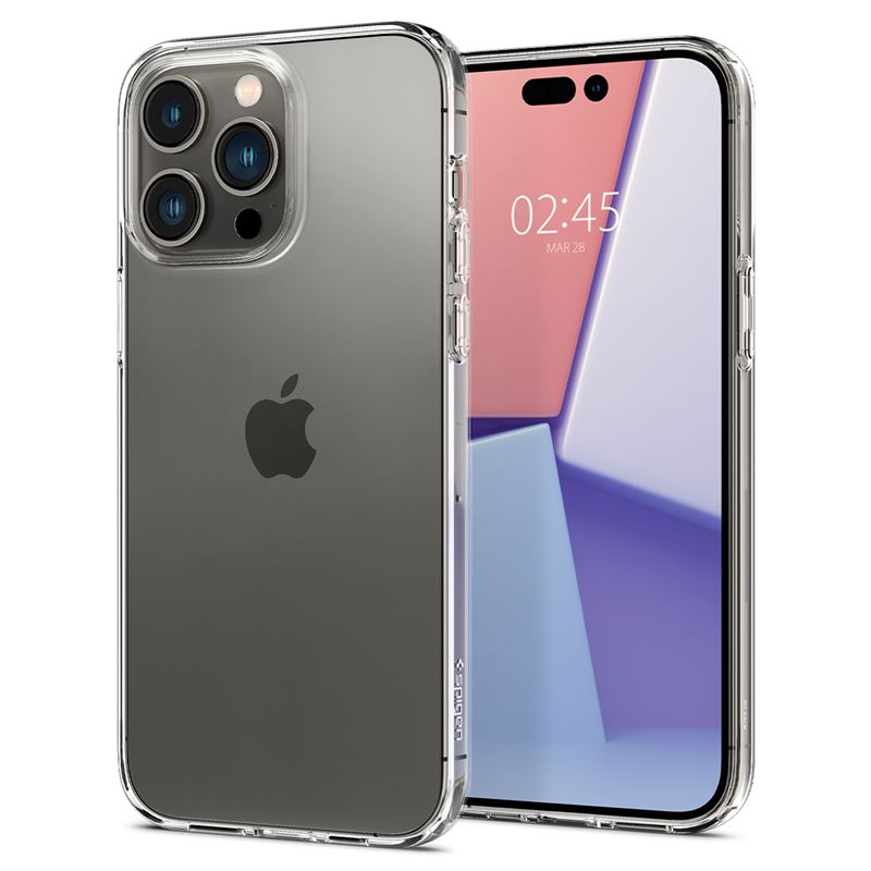 Spigen Crystal Flex, krištáľovo čistý - iPhone 14 Pro Max