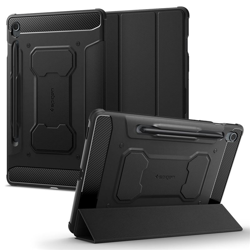 Spigen Rugged Armor Pro, black - Samsung Galaxy Tab S9 FE 2023