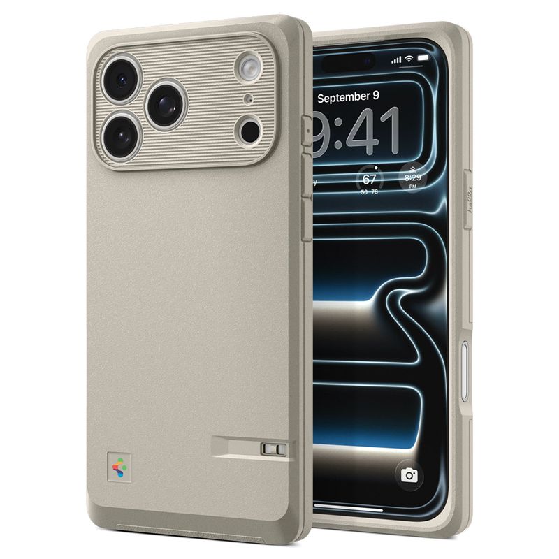 Spigen Classic LS MagSafe, stone - iPhone 17 Pro Max