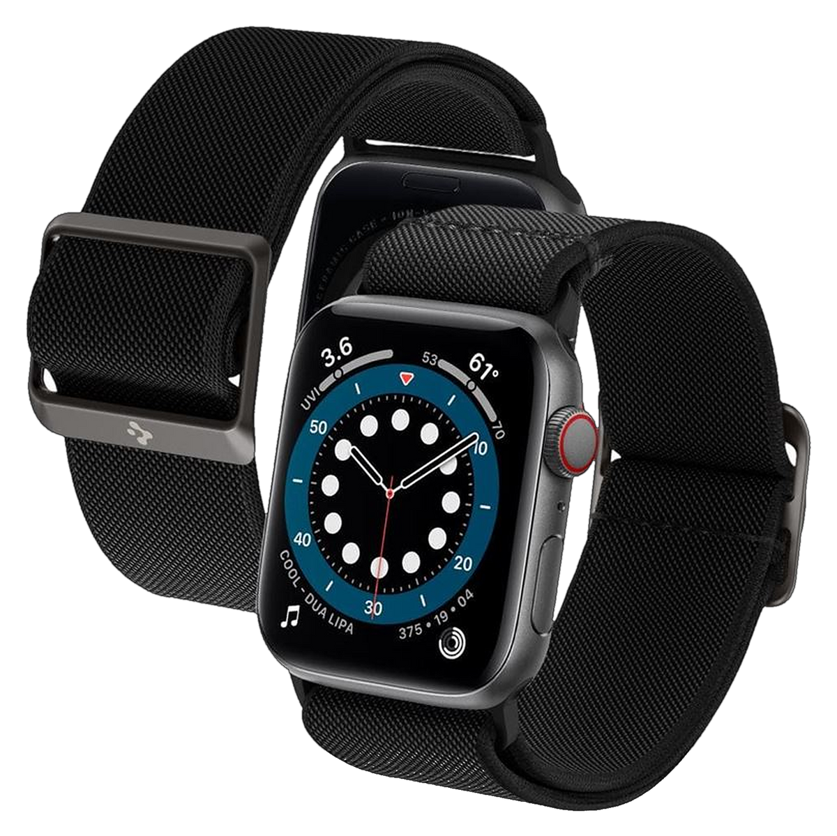 Spigen Lite Fit, black - Apple Watch 49mm/46mm/45mm/44mm/42mm