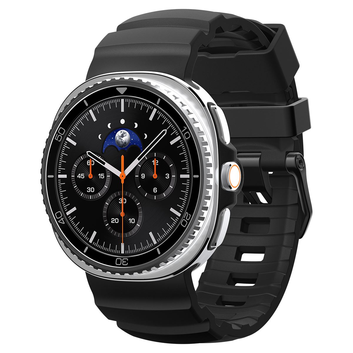 Spigen Silicone Band, black - Samsung Galaxy Watch 8 46mm/44mm/40mm (1)