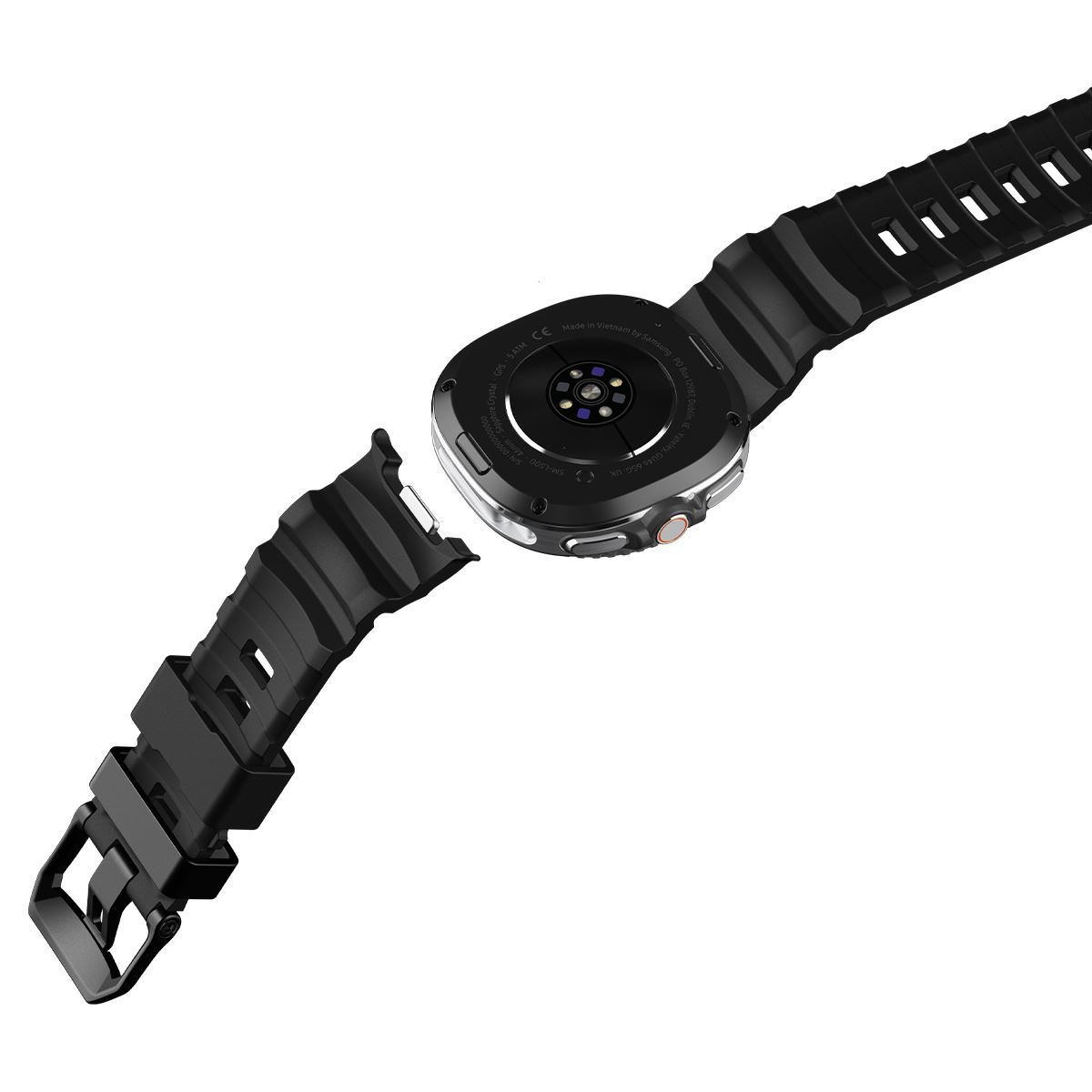 Spigen Silicone Band, black - Samsung Galaxy Watch 8 46mm/44mm/40mm (11)