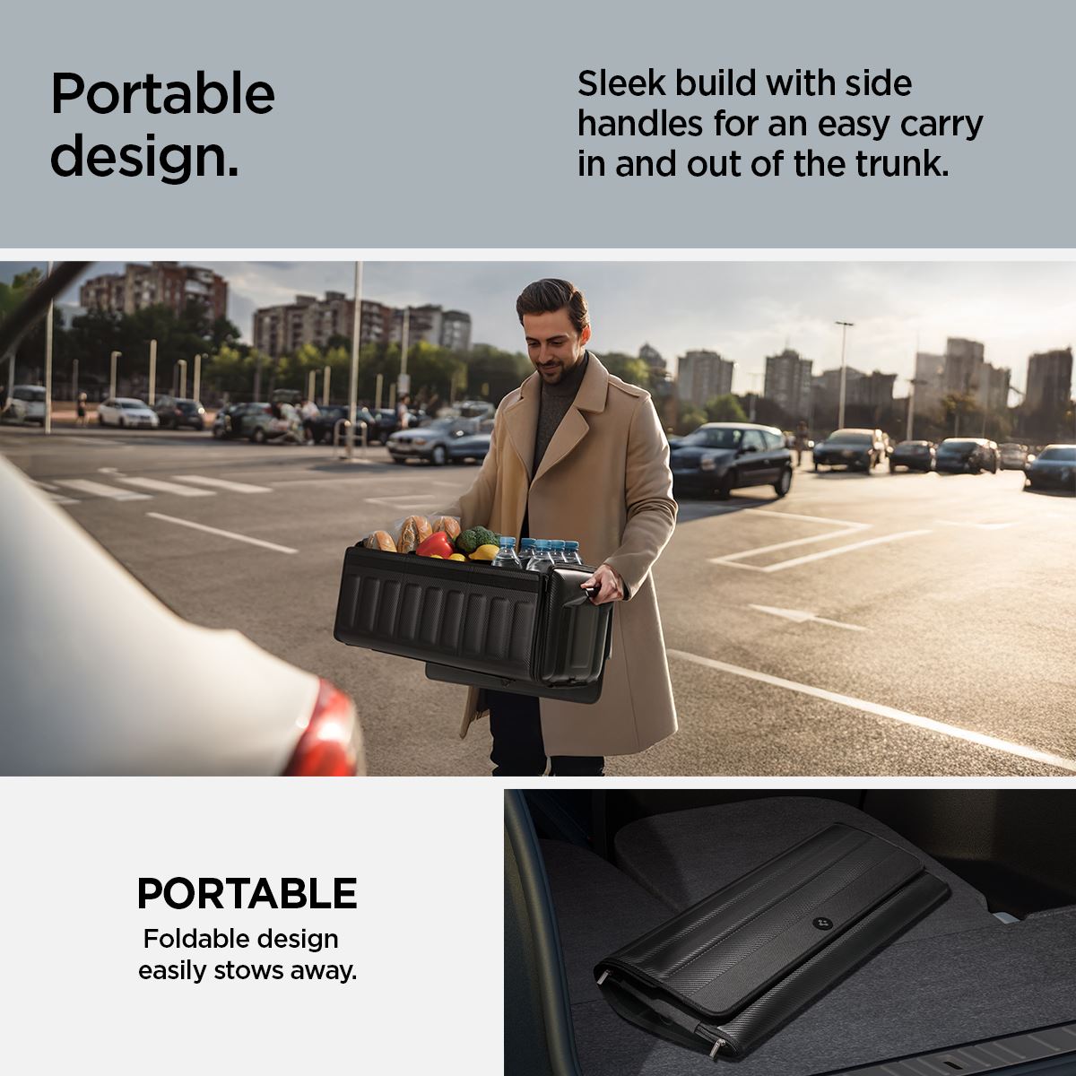 Spigen Tesla Car Trunk Organizer, black (18)