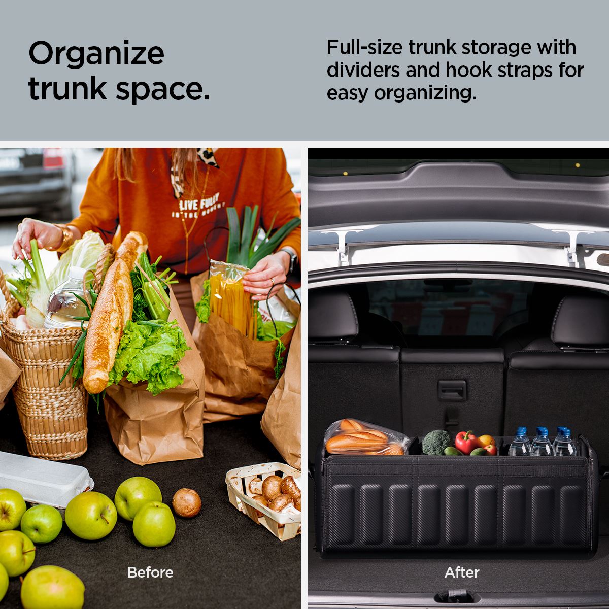 Spigen Tesla Car Trunk Organizer, black (19)