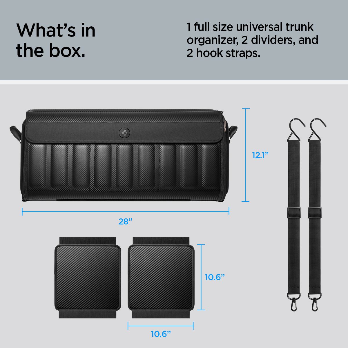 Spigen Tesla Car Trunk Organizer, black (20)