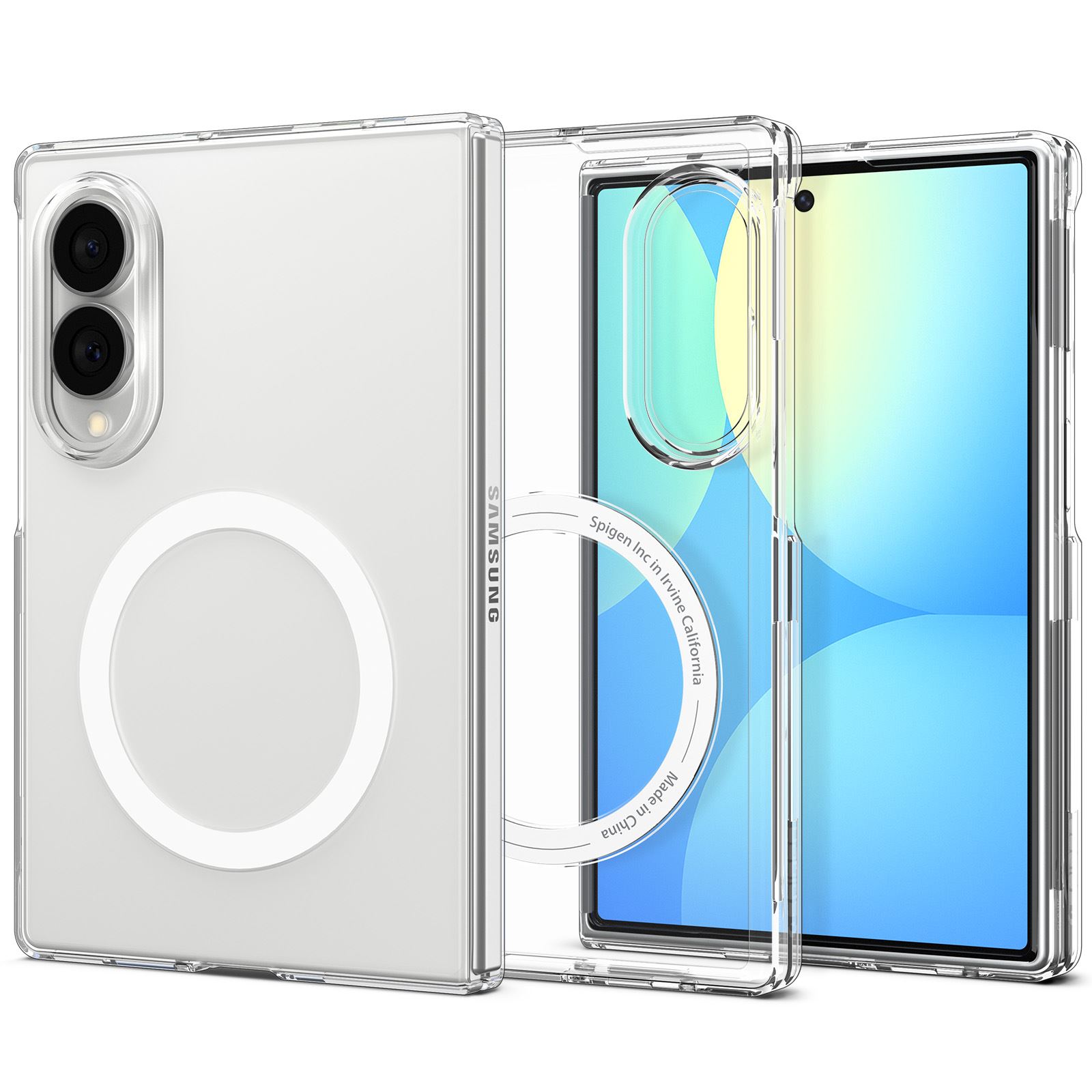 Spigen Air Skin MagSafe, clear white - Samsung Galaxy Z Fold8 (1)
