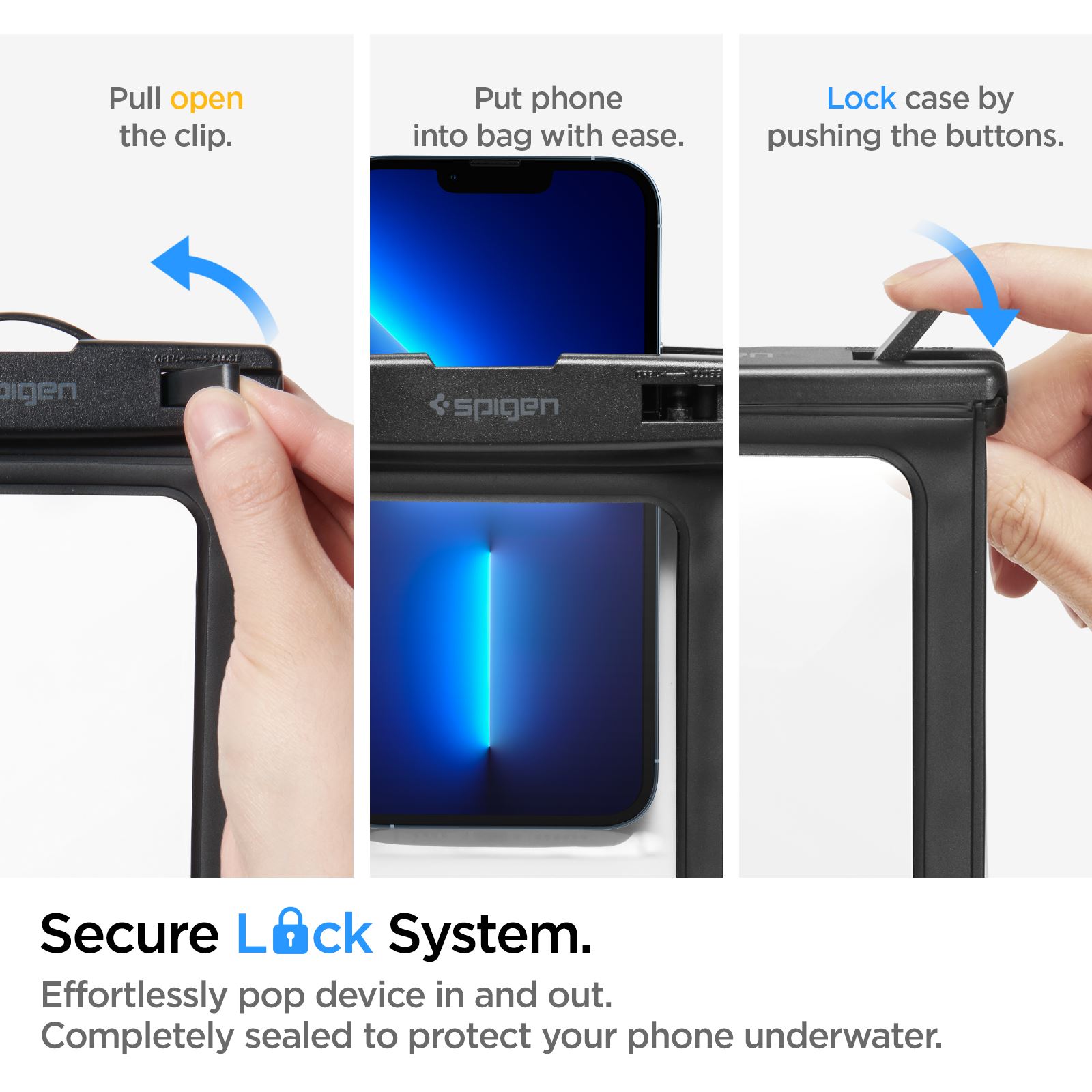 Spigen Aqua Shield WaterProof Case A601 1 Pack, black (14)