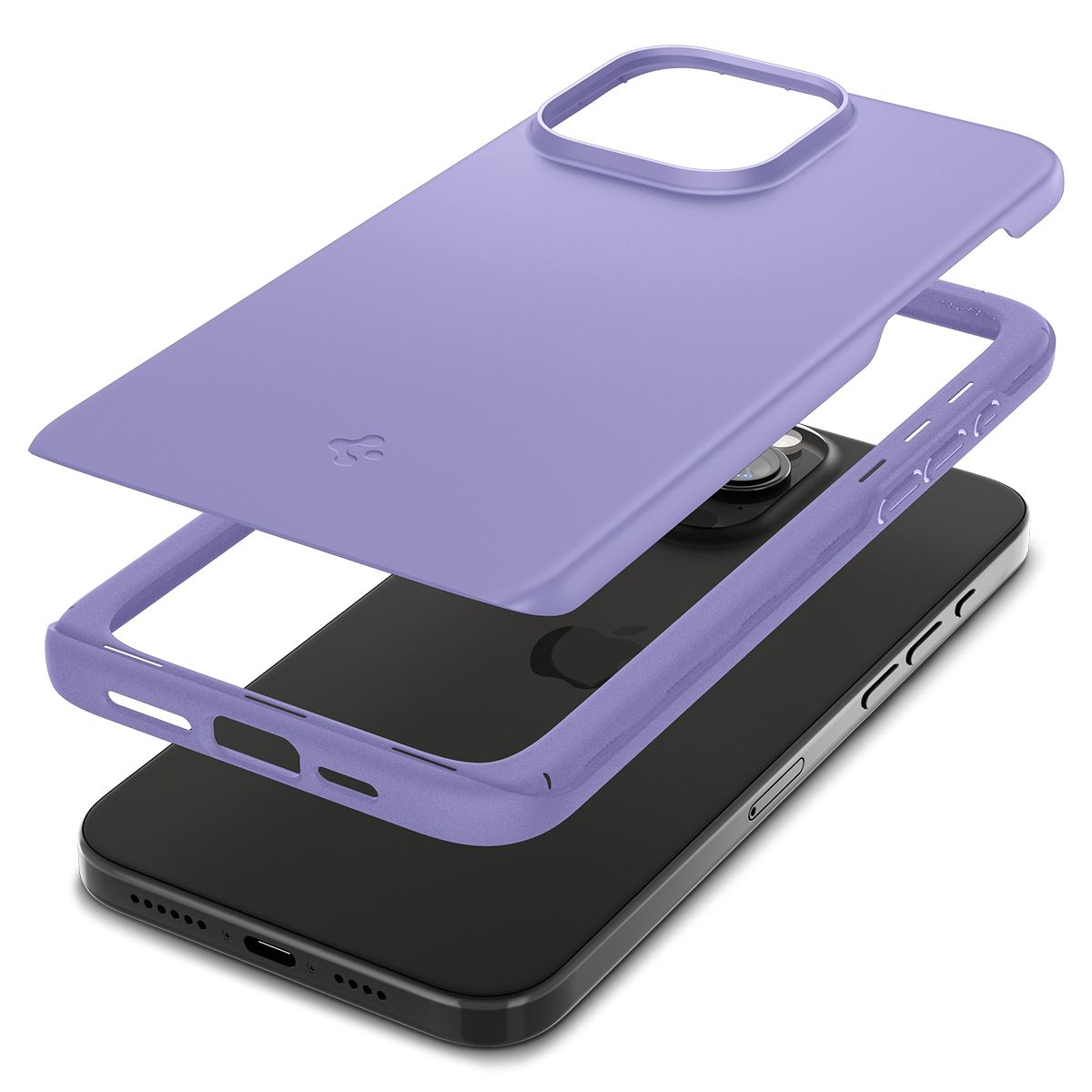 Spigen Thin Fit, iris purple - iPhone 15 Pro (10)