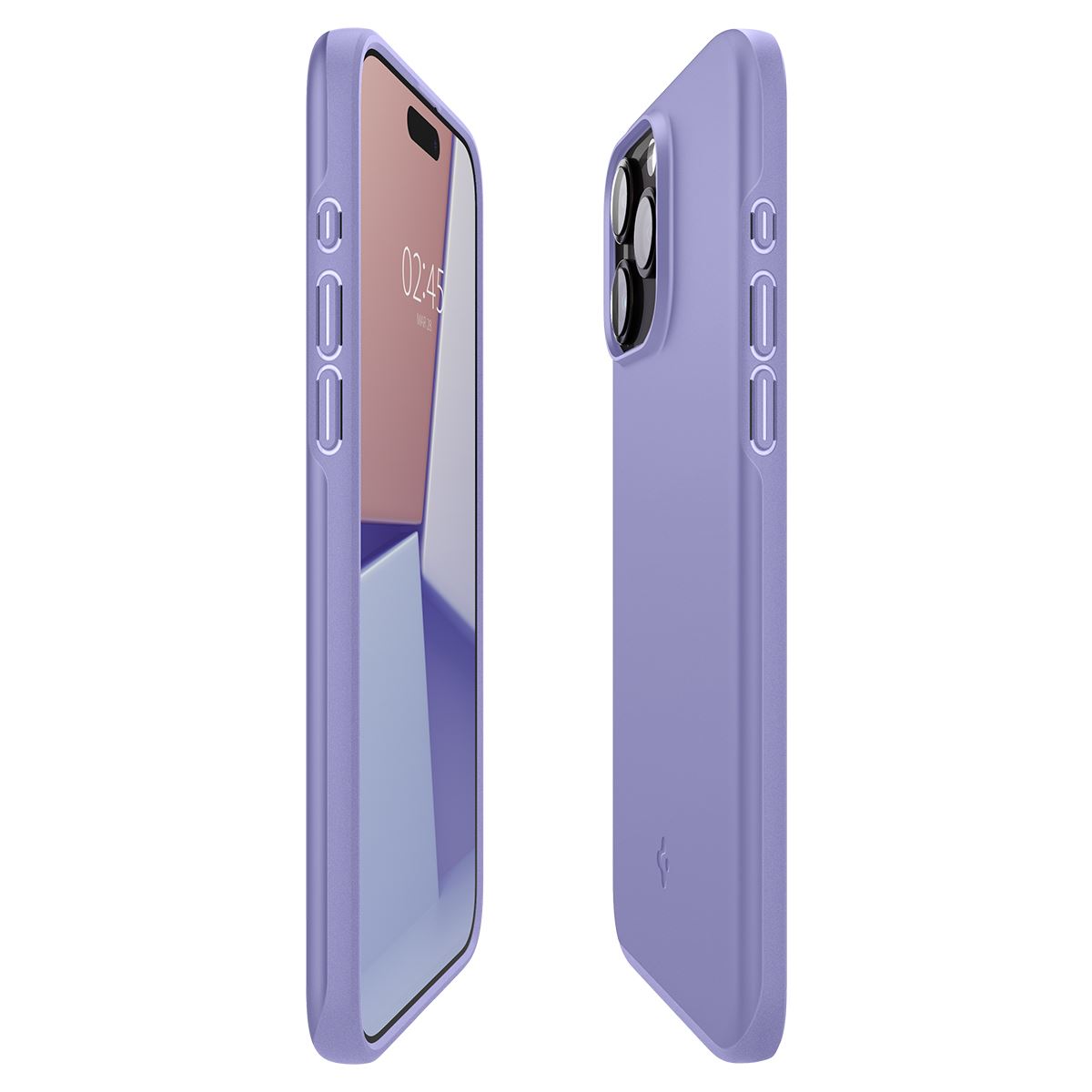 Spigen Thin Fit, iris purple - iPhone 15 Pro (8)