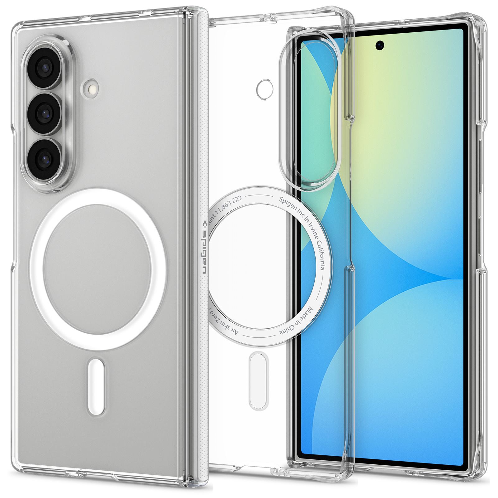 Spigen Air Skin Zero MagSafe, clear white - Samsung Galaxy Z Fold8 Ultra (1)