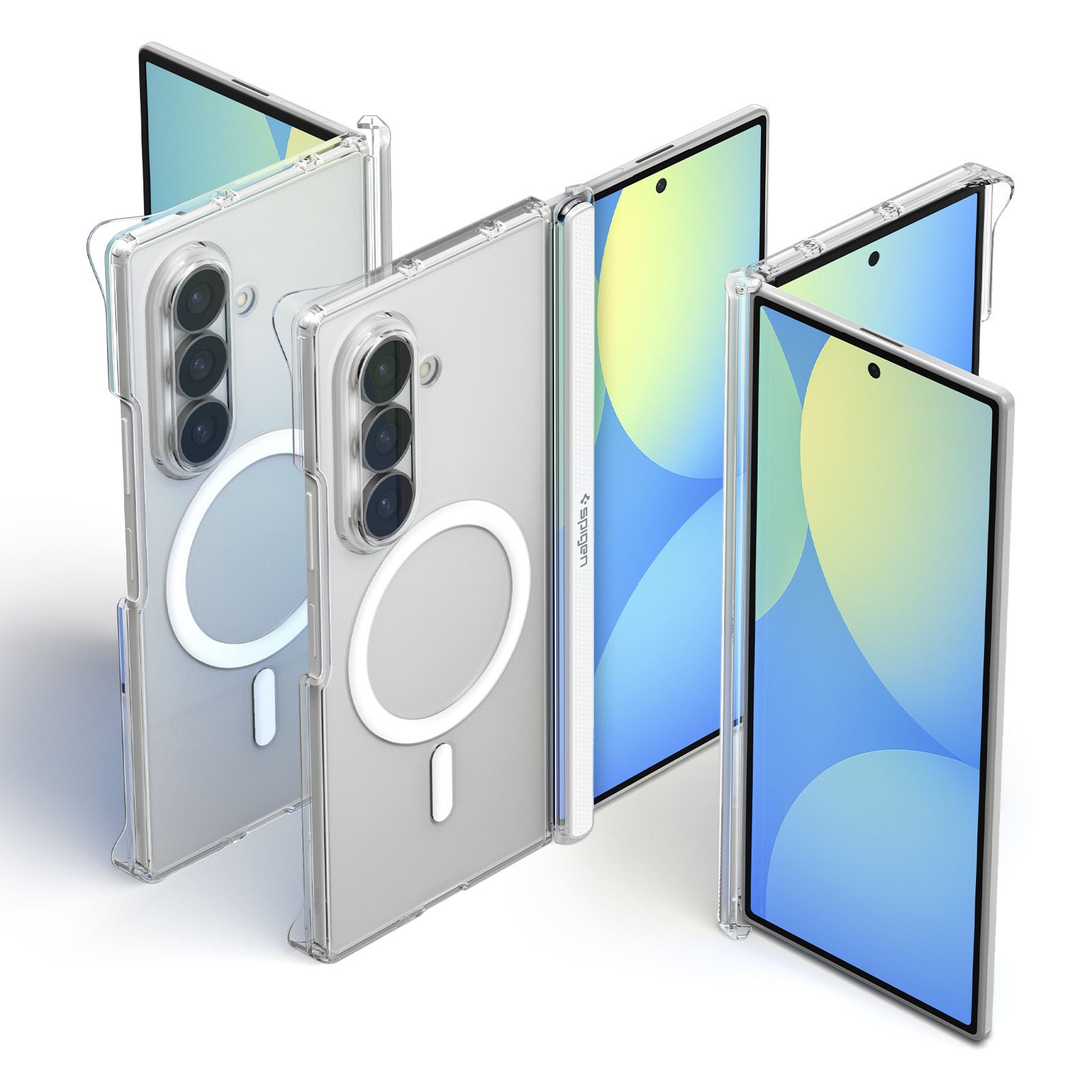 Spigen Air Skin Zero MagSafe, clear white - Samsung Galaxy Z Fold8 Ultra (8)
