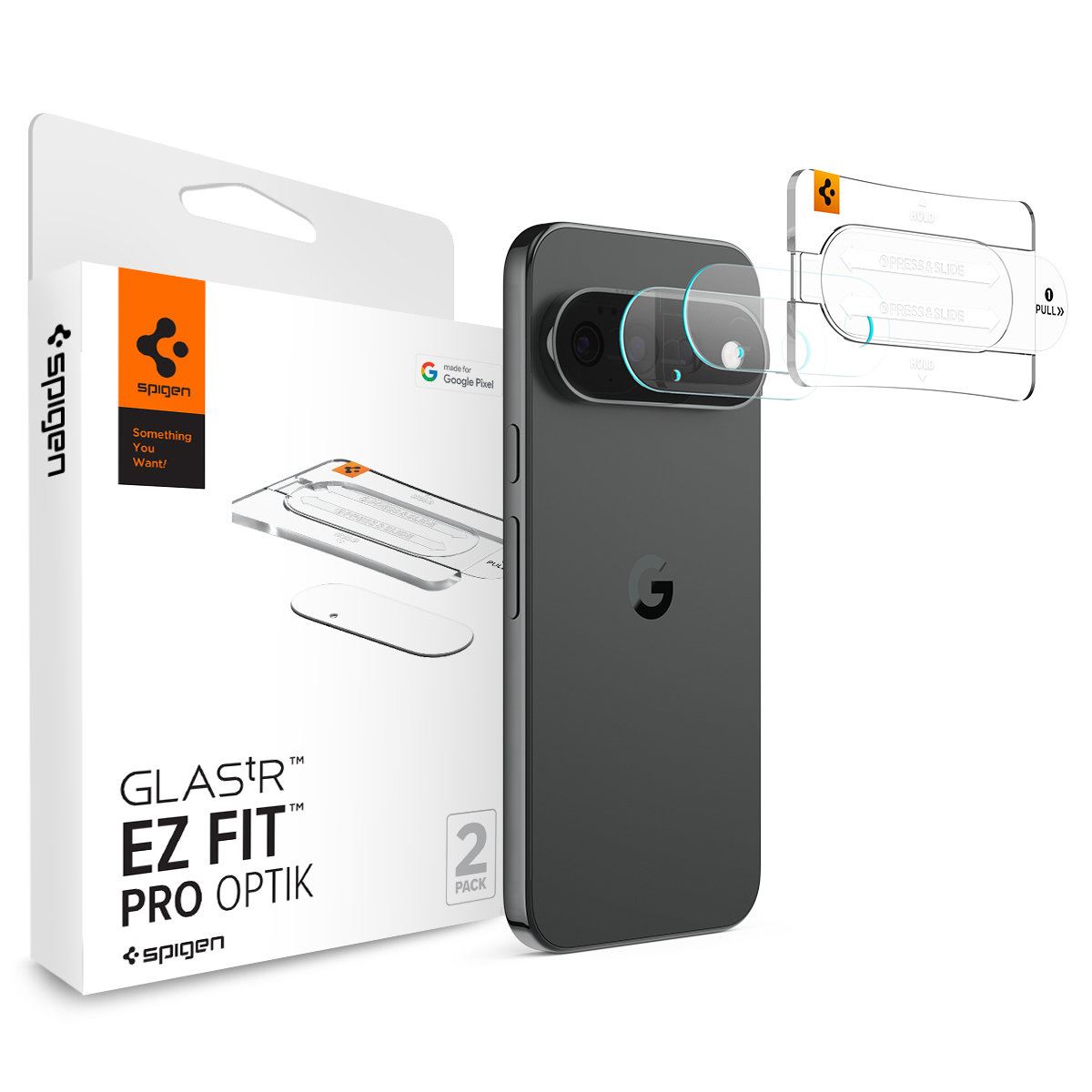 Spigen Glass tR EZ Fit Optik Pro 2 Pack, crystal clear - Google Pixel 11 Pro XL
