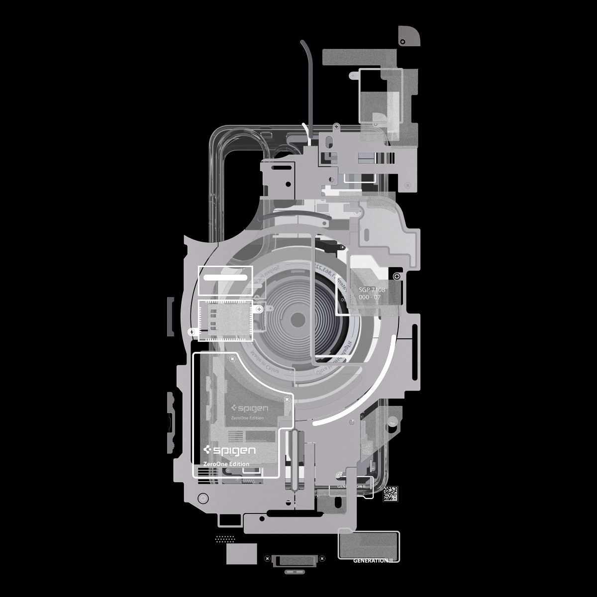 Spigen Ultra Hybrid MagSafe, zero one white - Samsung Galaxy S26 Ultra (13)