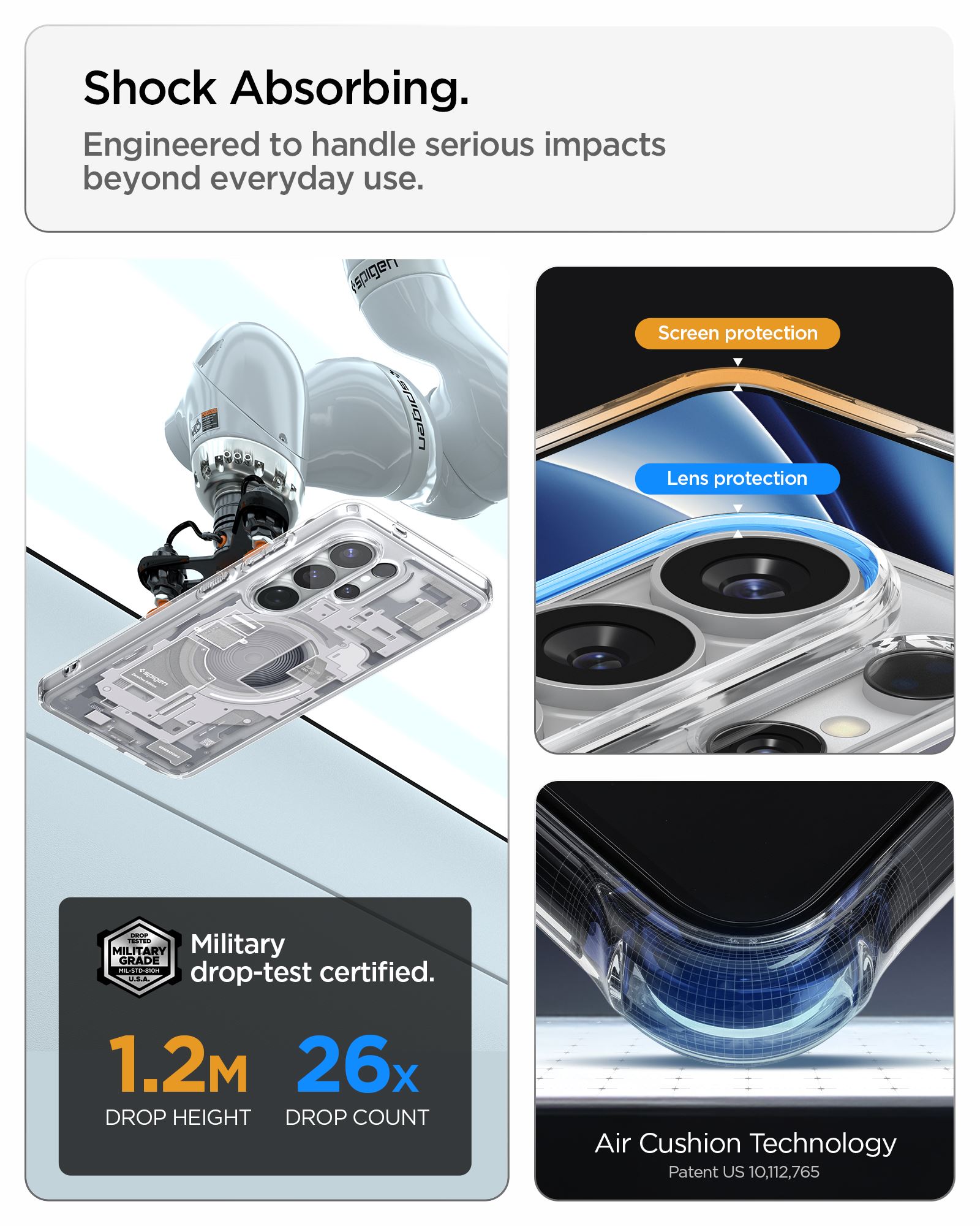 Spigen Ultra Hybrid MagSafe, zero one white - Samsung Galaxy S26 Ultra (20)