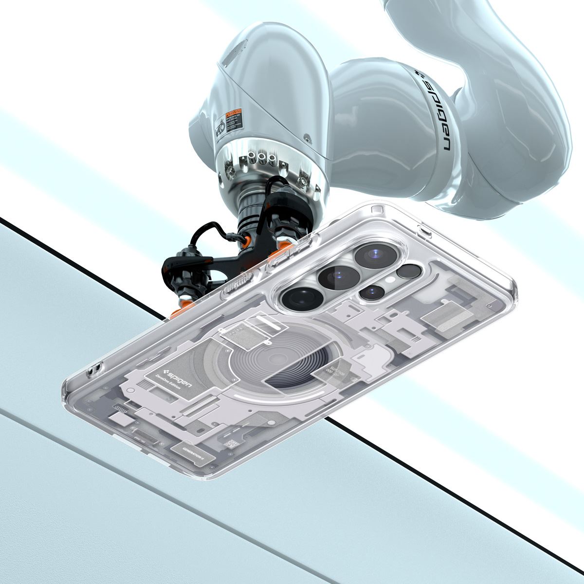 Spigen Ultra Hybrid MagSafe, zero one white - Samsung Galaxy S26 Ultra (8)