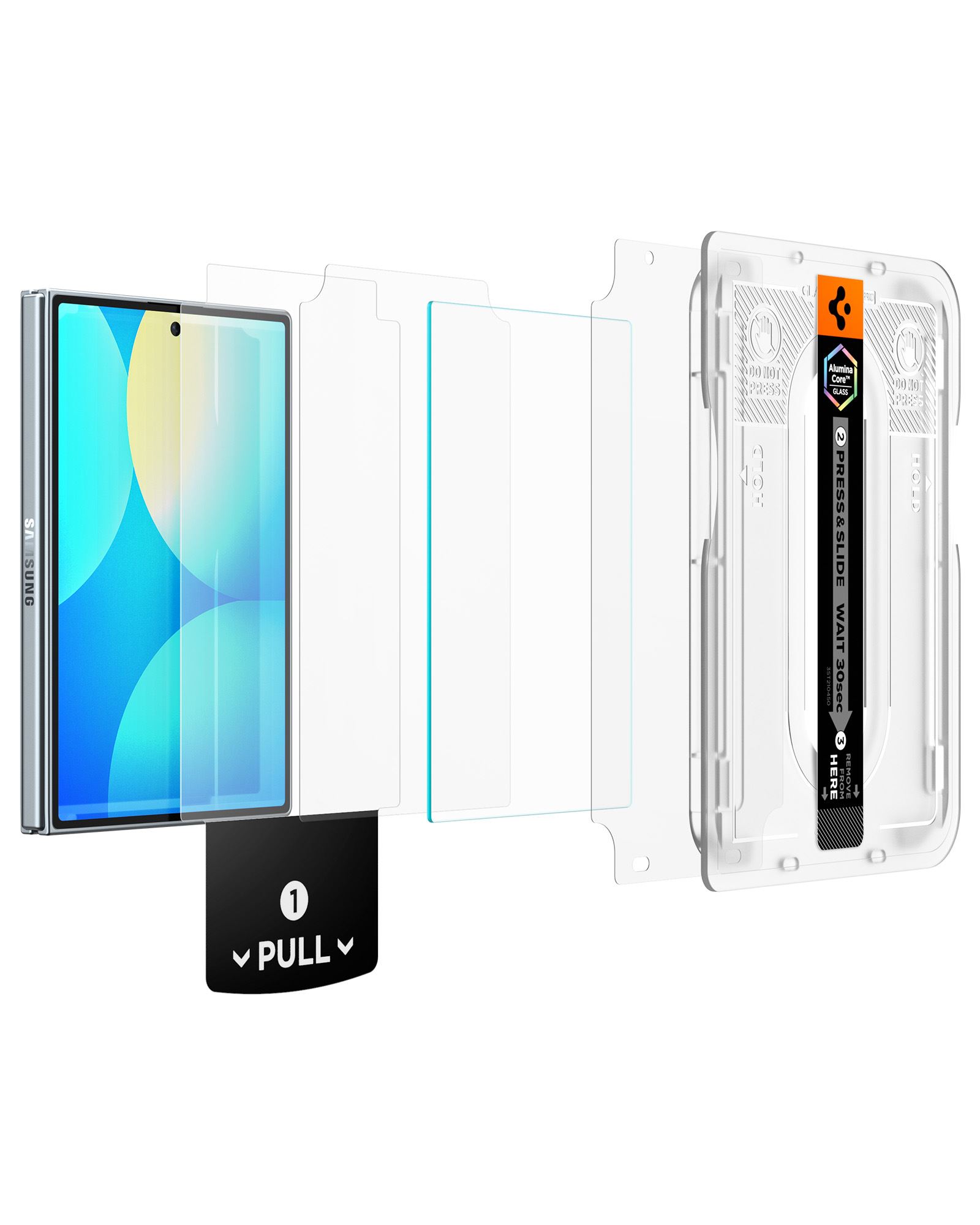Spigen Glass tR EZ Fit Pro HD 2 Pack - Samsung Galaxy Z Fold8 (9)