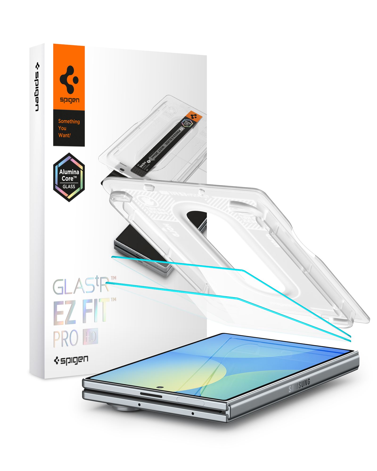 Spigen Glass tR EZ Fit Pro HD 2 Pack - Samsung Galaxy Z Fold8