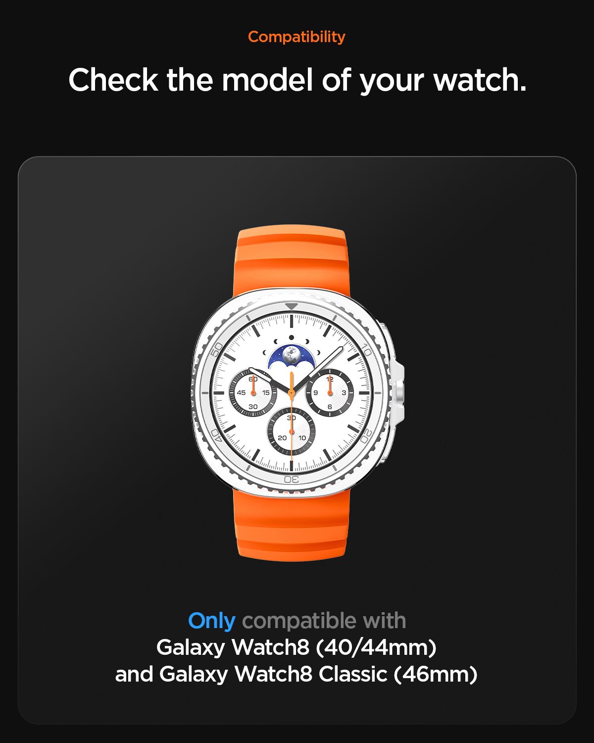 Spigen Silicone Band, orange - Samsung Galaxy Watch 8 46mm/44mm/40mm (14)