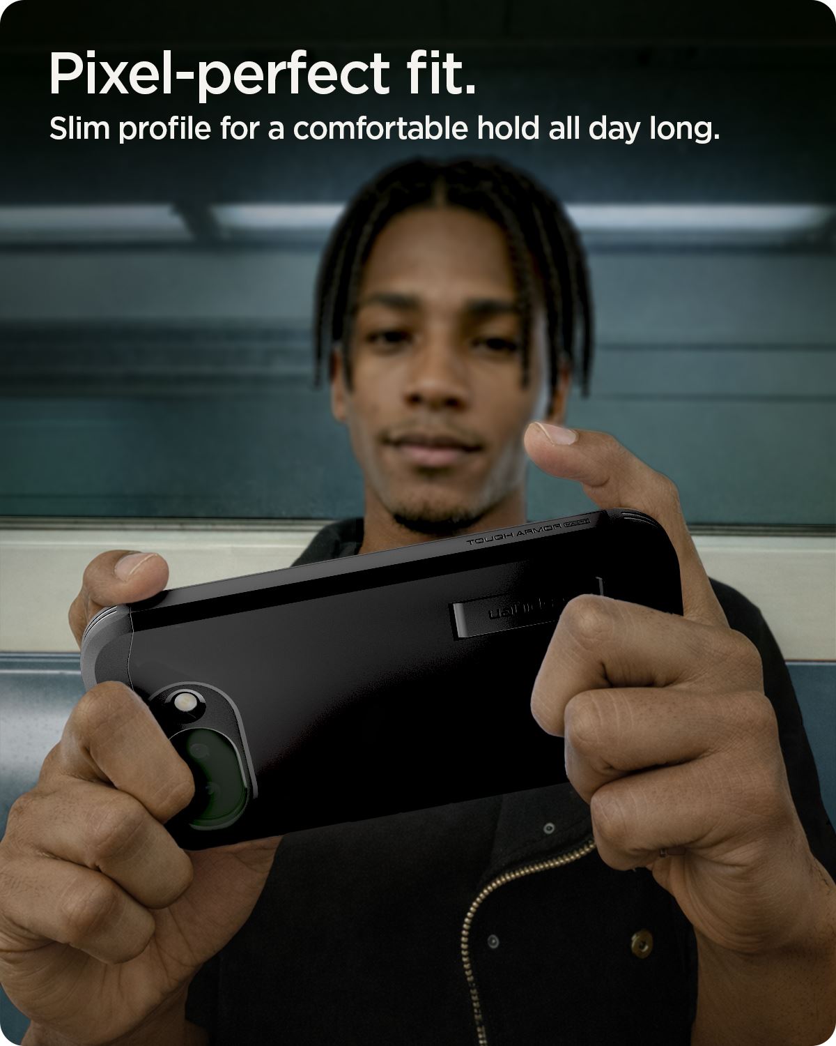 Spigen Tough Armor MagSafe, black - Google Pixel 10a (16)