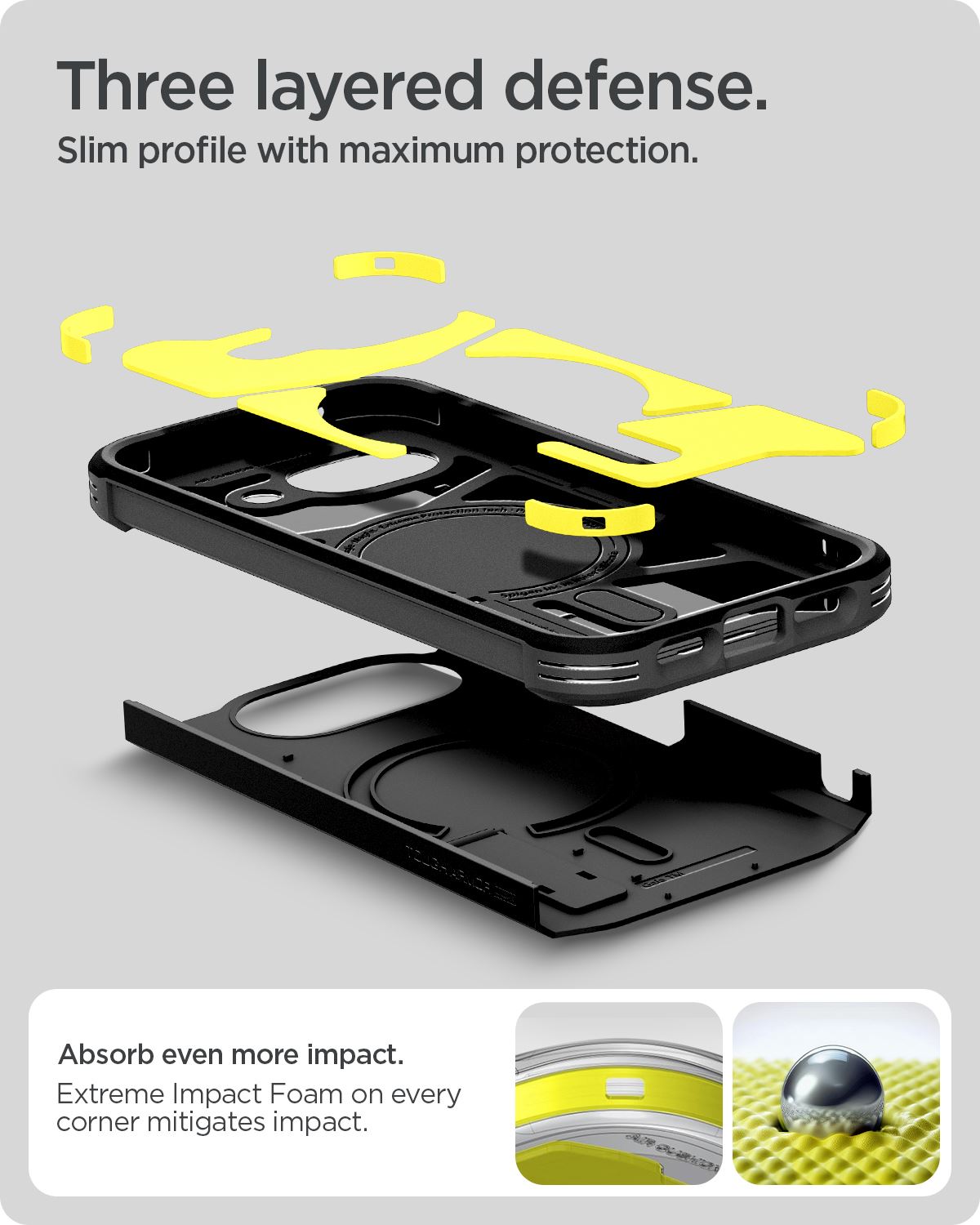 Spigen Tough Armor MagSafe, black - Google Pixel 10a (17)