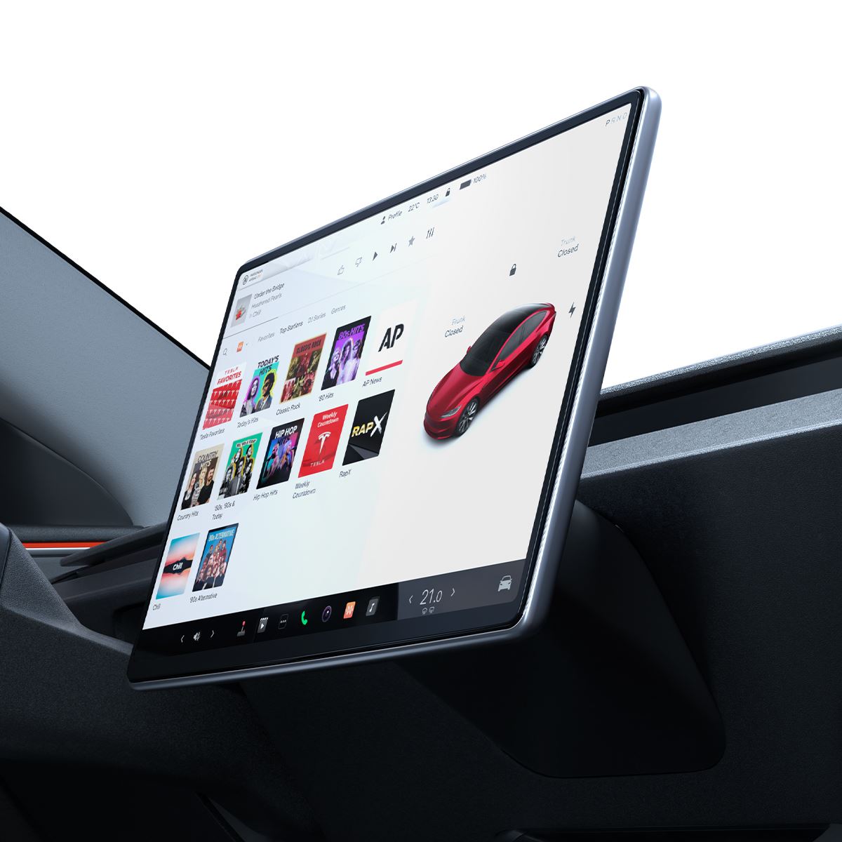 Spigen EZ Fit Clear Transparent (15.4"/1 Pack) - Tesla Model Y (2025/2026)/Model 3 (2024/2025/2026) (8)