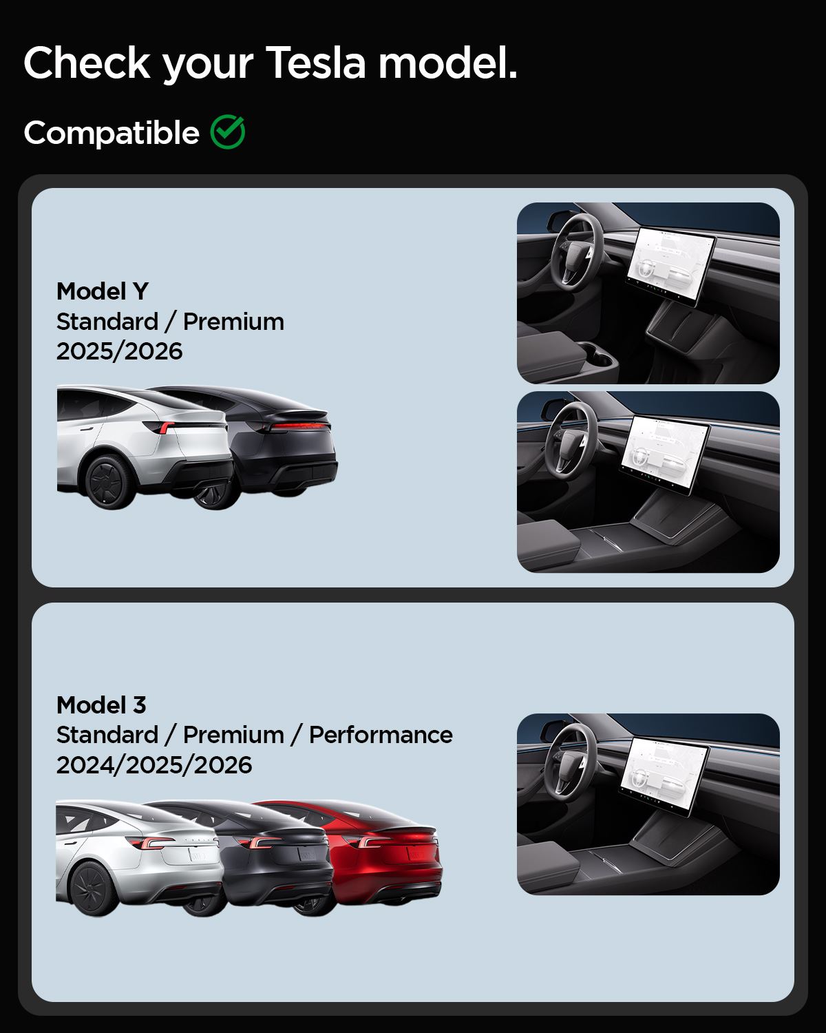 Spigen EZ Fit Clear Transparent (15.4"/1 Pack) - Tesla Model Y (2025/2026)/Model 3 (2024/2025/2026) (9)