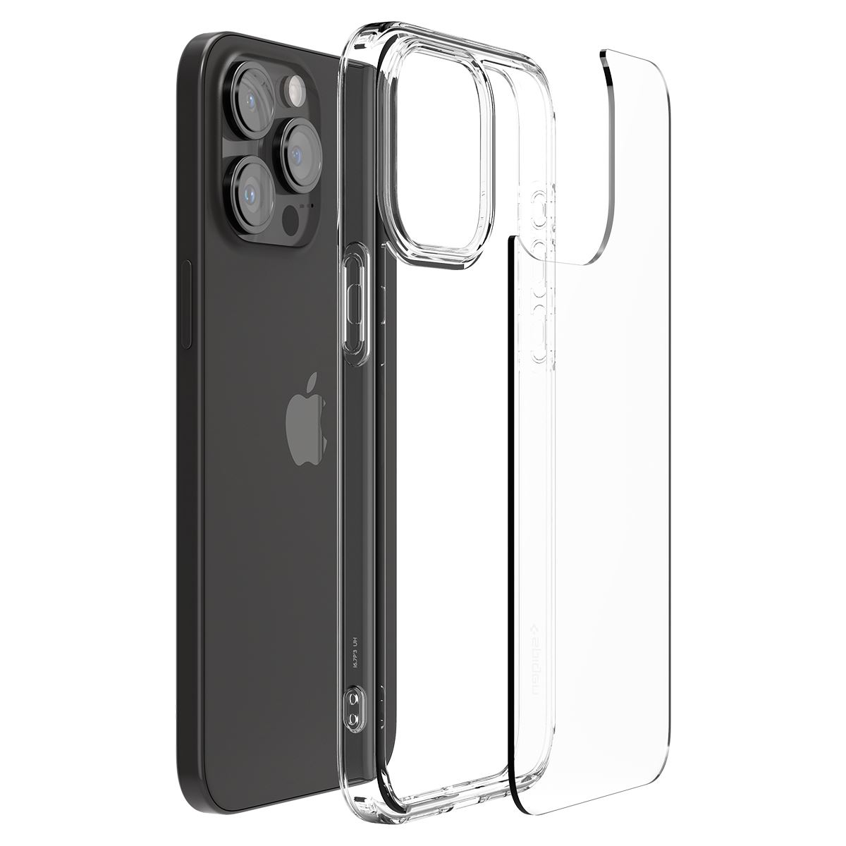 Spigen Ultra Hybrid, crystal clear - iPhone 15 Pro Max (8)