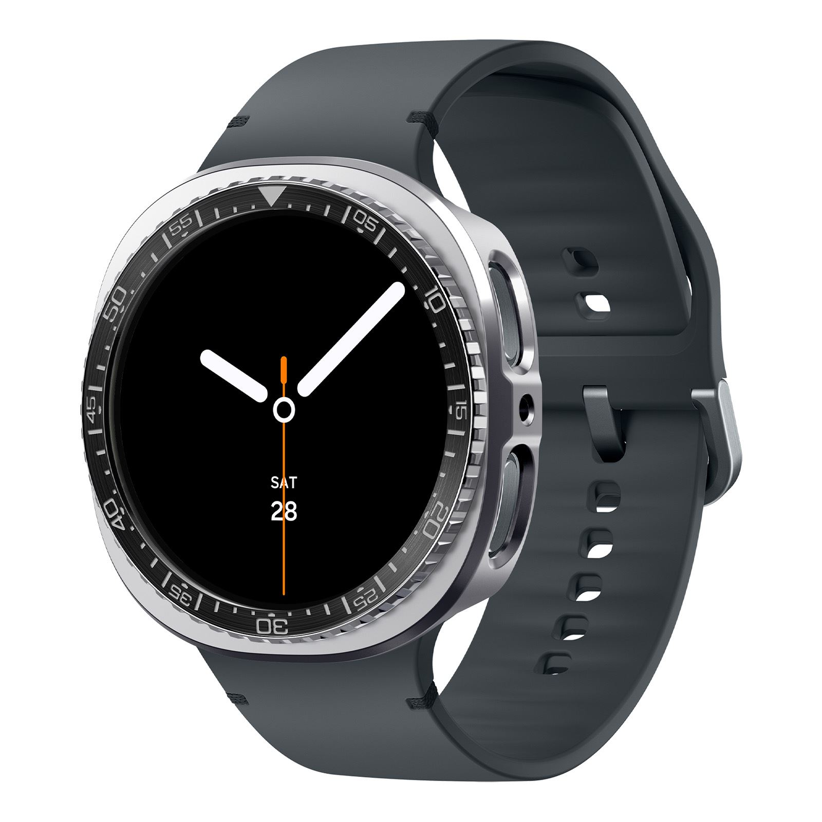 Spigen Bezel Tune Pro (Diver), black - Samsung Galaxy Watch 9/8 44mm (1)