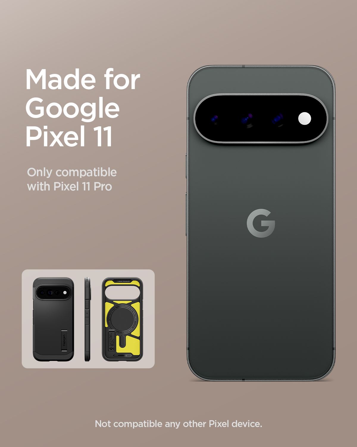 Spigen Tough Armor MagSafe, black - Google Pixel 11 Pro (13)
