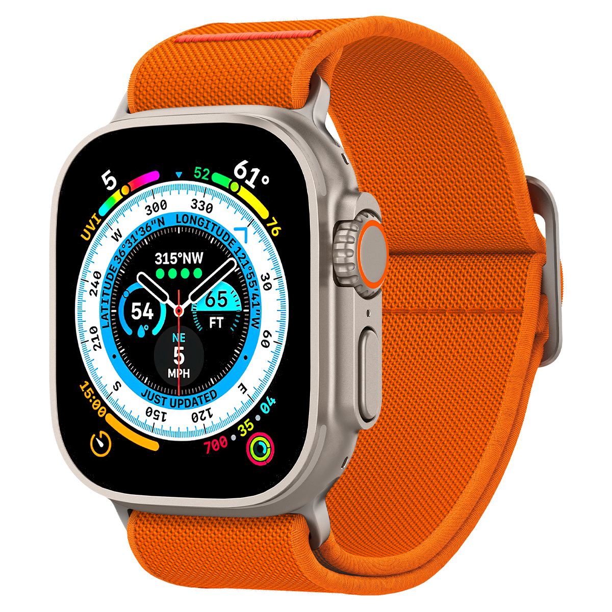 Spigen Lite Fit Ultra, orange - Apple Watch 49mm/46mm/45mm/44mm/42mm