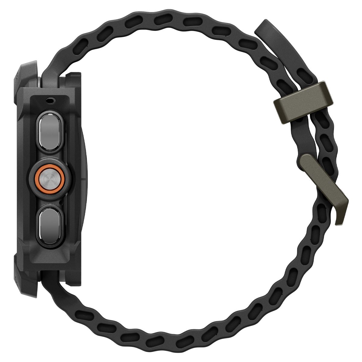 Spigen Rugged Armor, matte black - Samsung Galaxy Watch Ultra 2 47mm (5)