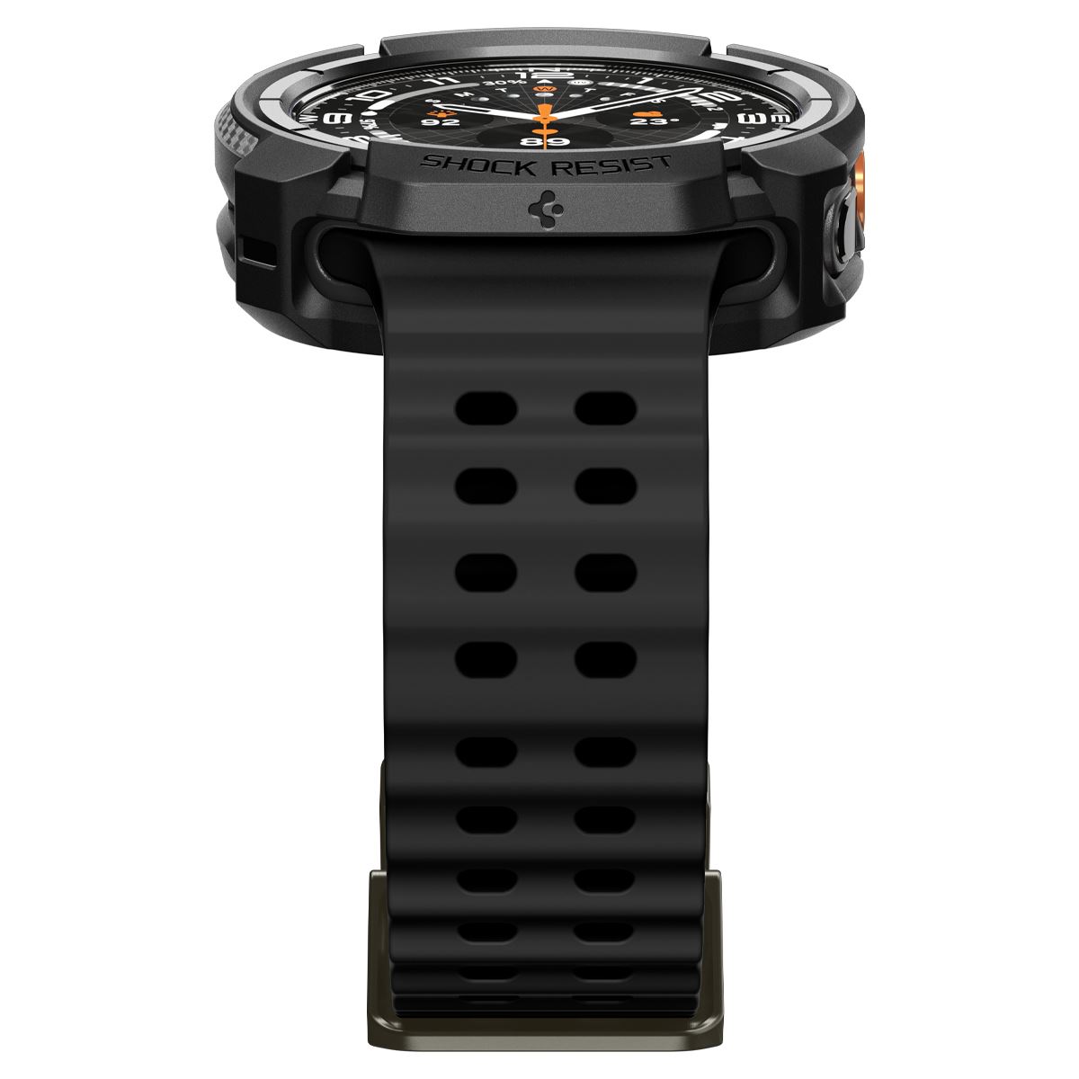 Spigen Rugged Armor, matte black - Samsung Galaxy Watch Ultra 2 47mm (7)