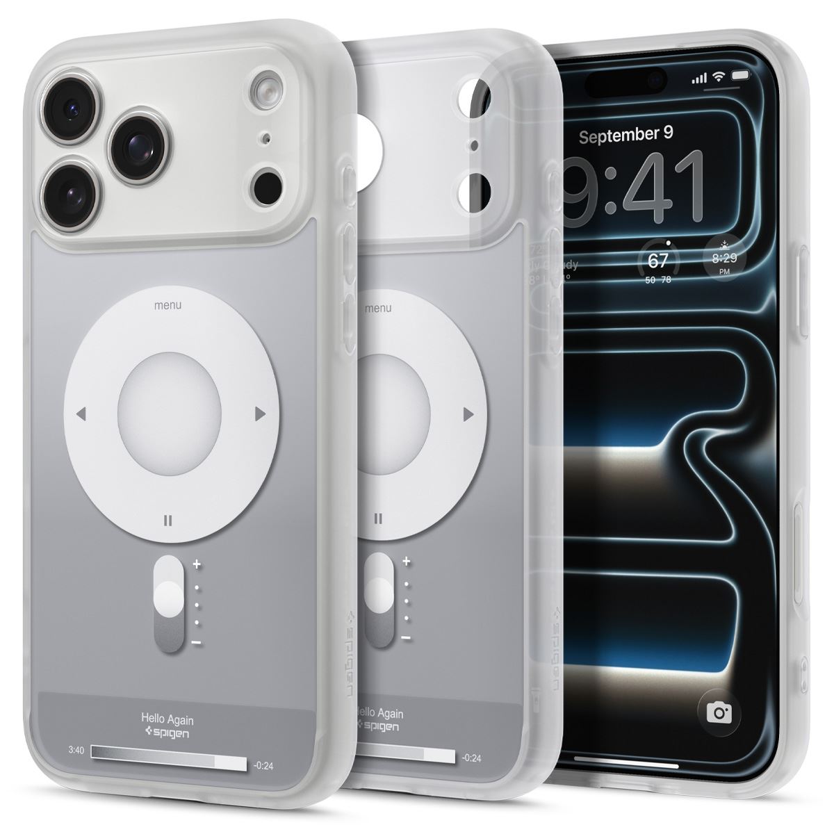 Spigen Ultra Hybrid MagSafe, classic silver - iPhone 18 Pro Max/17 Pro Max