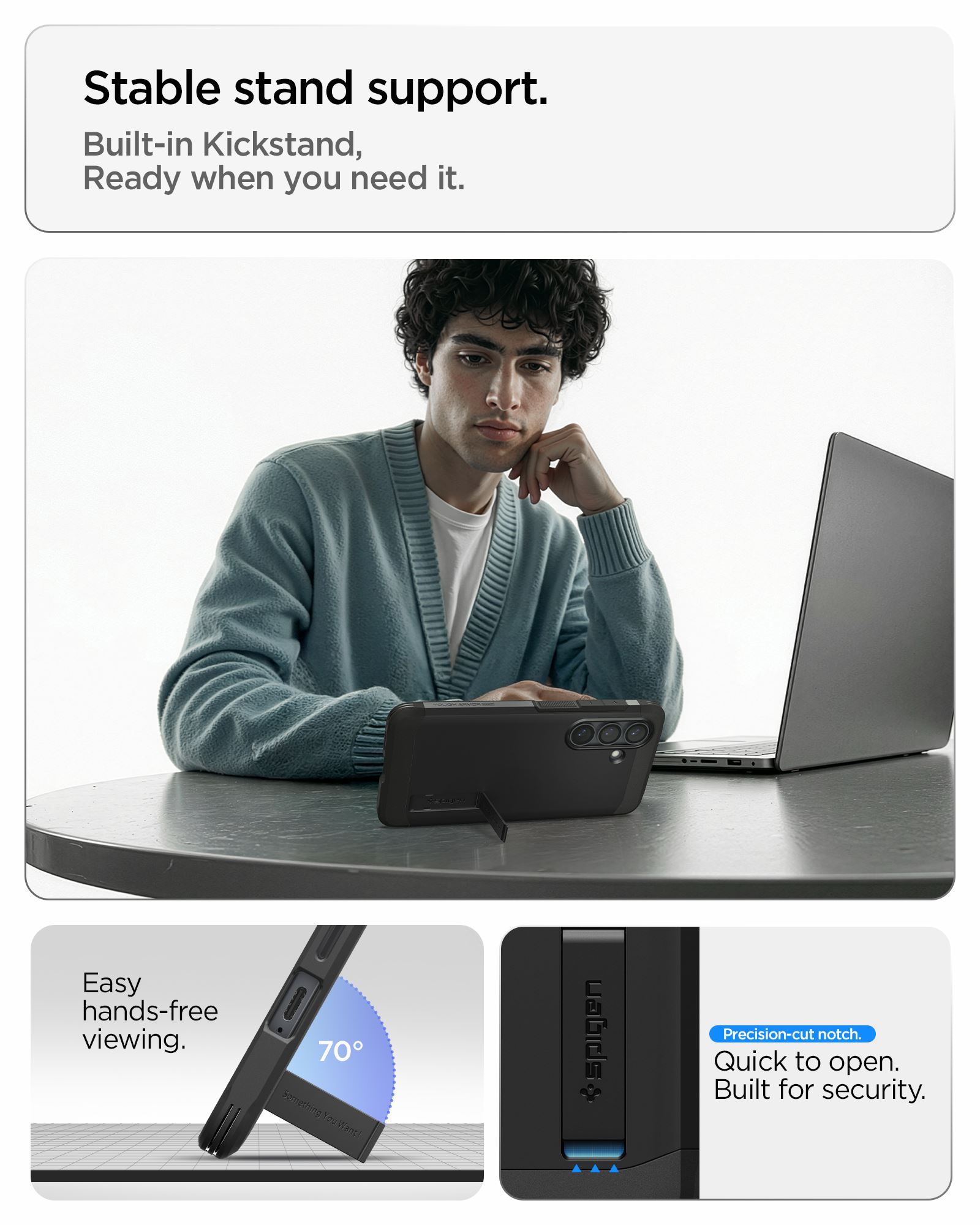 Spigen Tough Armor MagSafe, black - Samsung Galaxy S26 (12)