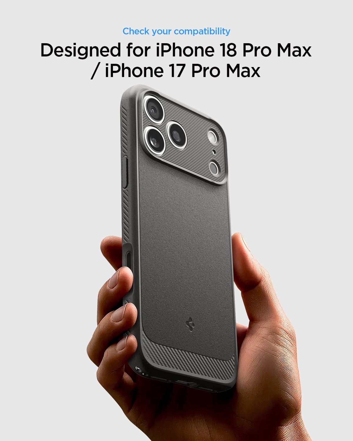 Spigen Rugged Armor MagSafe, gray - iPhone 18 Pro Max/17 Pro Max (15)