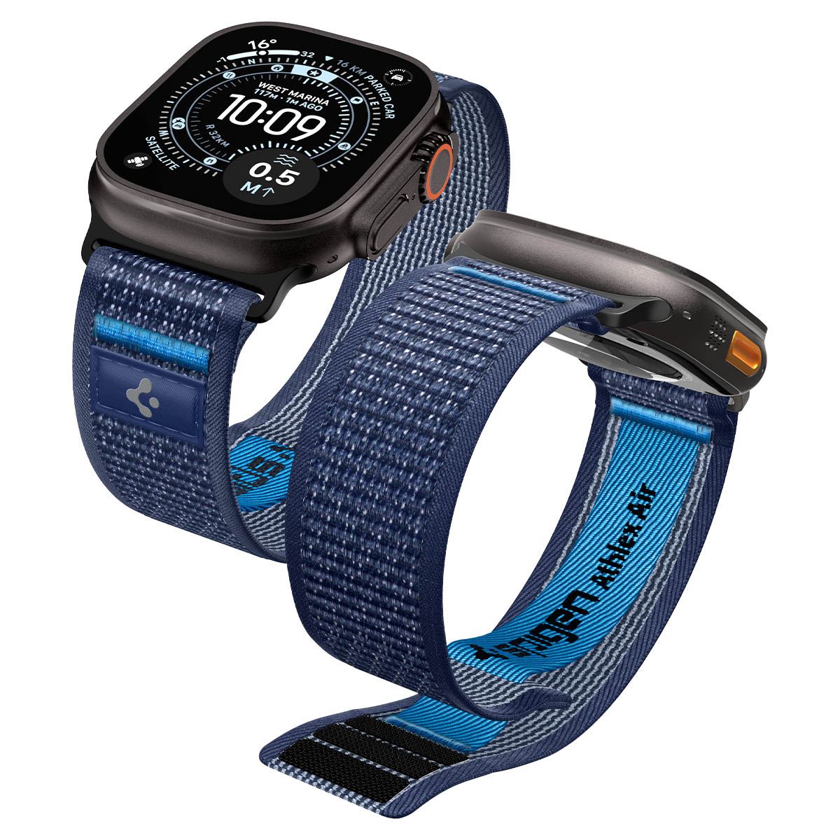 Spigen Athlex Air 2 Active Band, navy blue - Apple Watch 49mm/46mm/45mm/44mm (1)