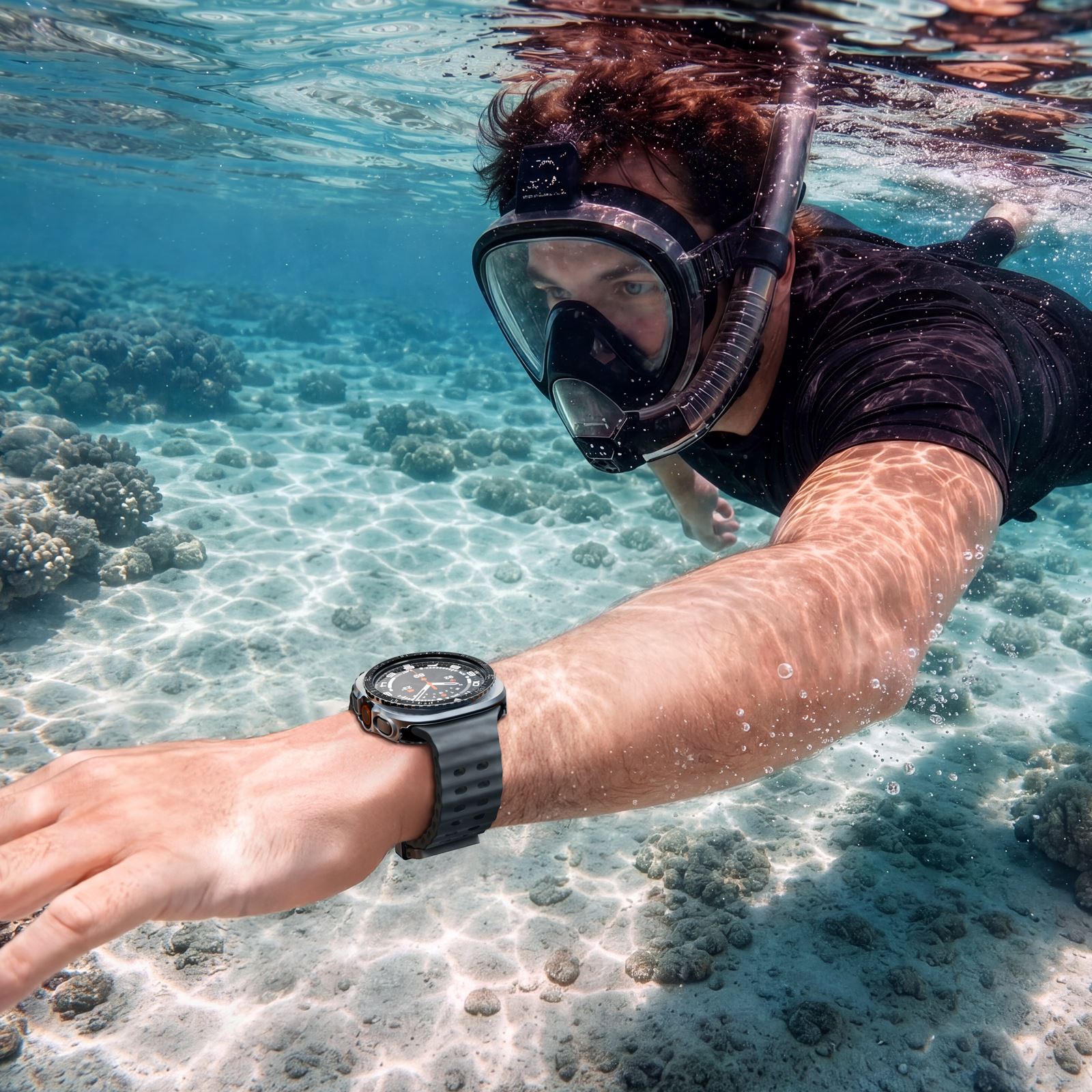 Spigen Bezel Tune (Diver), black - Samsung Galaxy Watch Ultra 2 47mm (10)
