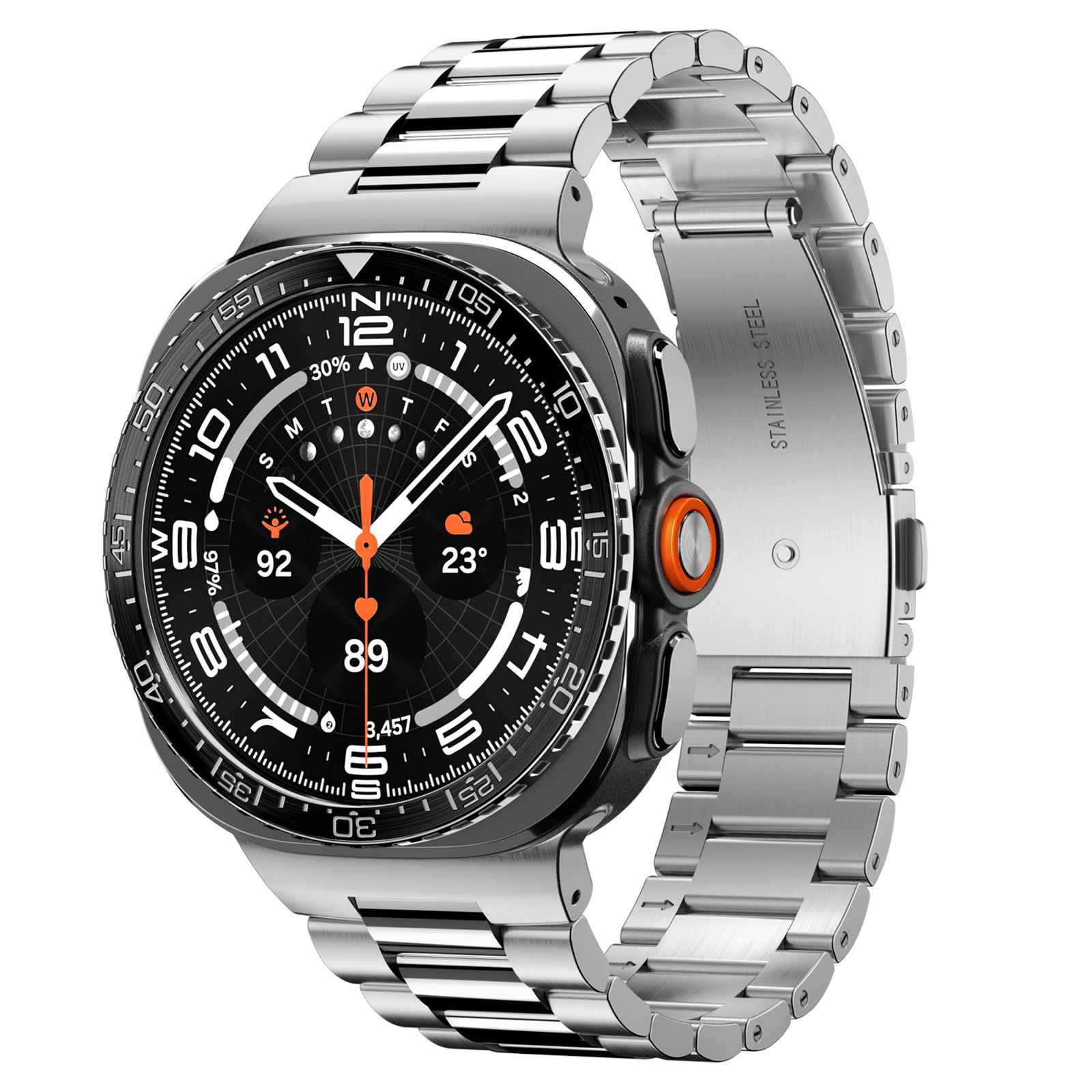 Spigen Bezel Tune (Diver), black - Samsung Galaxy Watch Ultra 2 47mm (2)