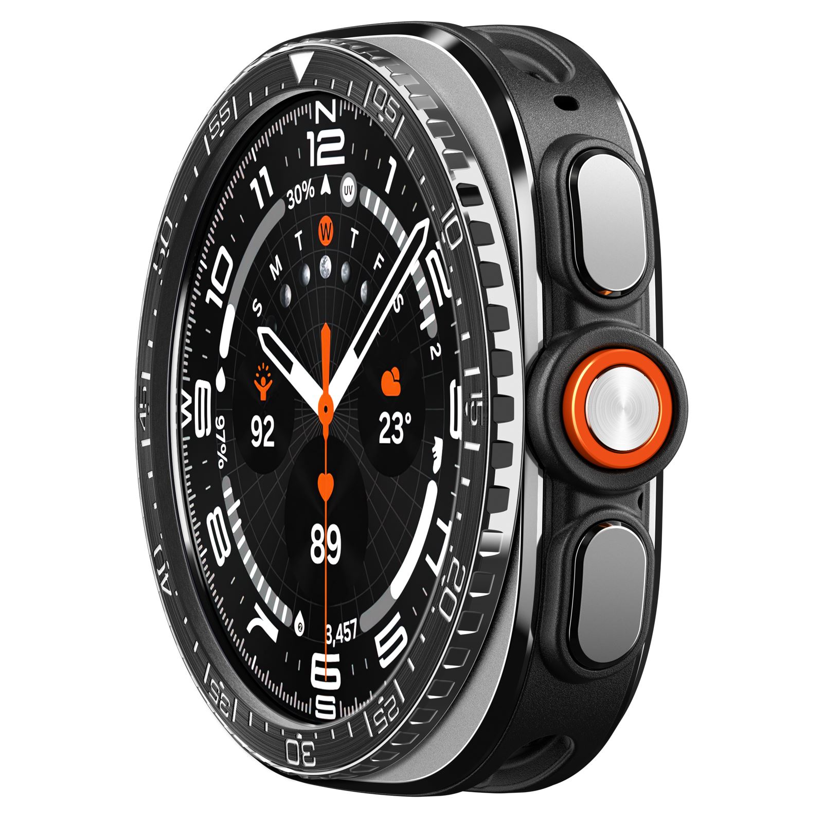 Spigen Bezel Tune (Diver), black - Samsung Galaxy Watch Ultra 2 47mm (7)