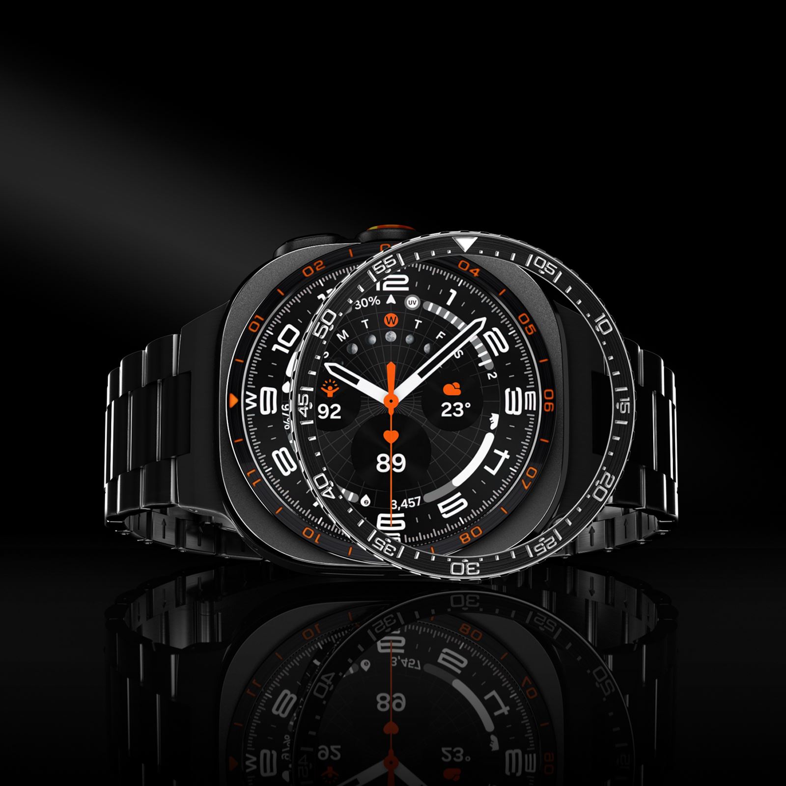 Spigen Bezel Tune (Diver), black - Samsung Galaxy Watch Ultra 2 47mm (9)