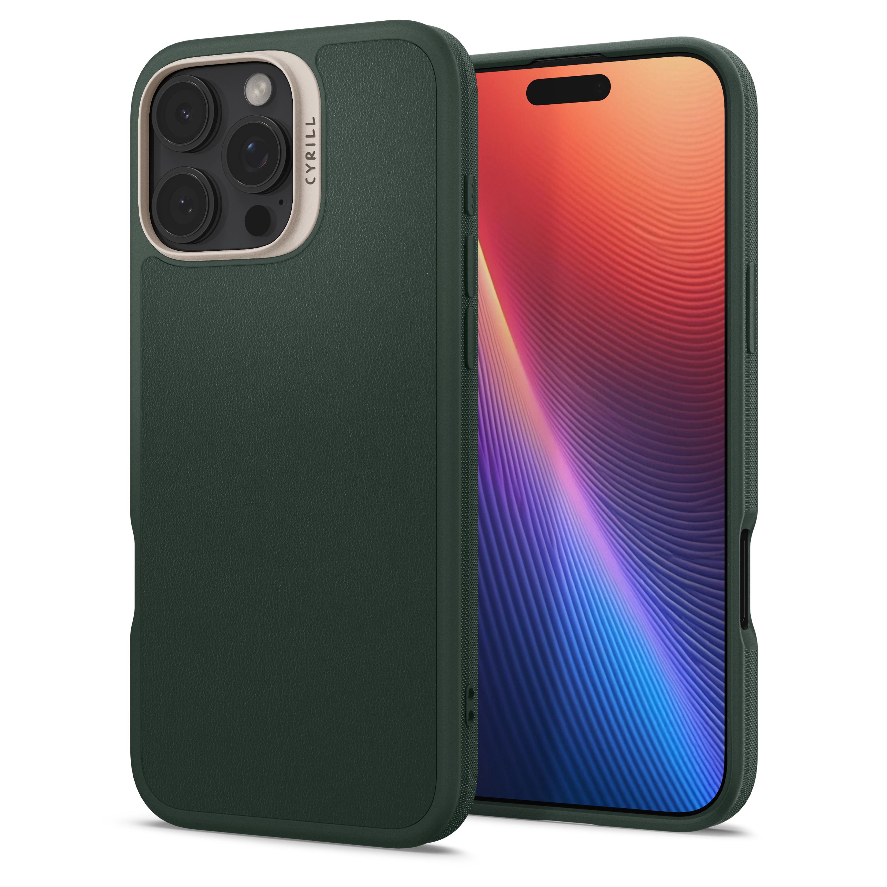 Spigen Cyrill Kajuk MagSafe, forest green - iPhone 16 Pro Max