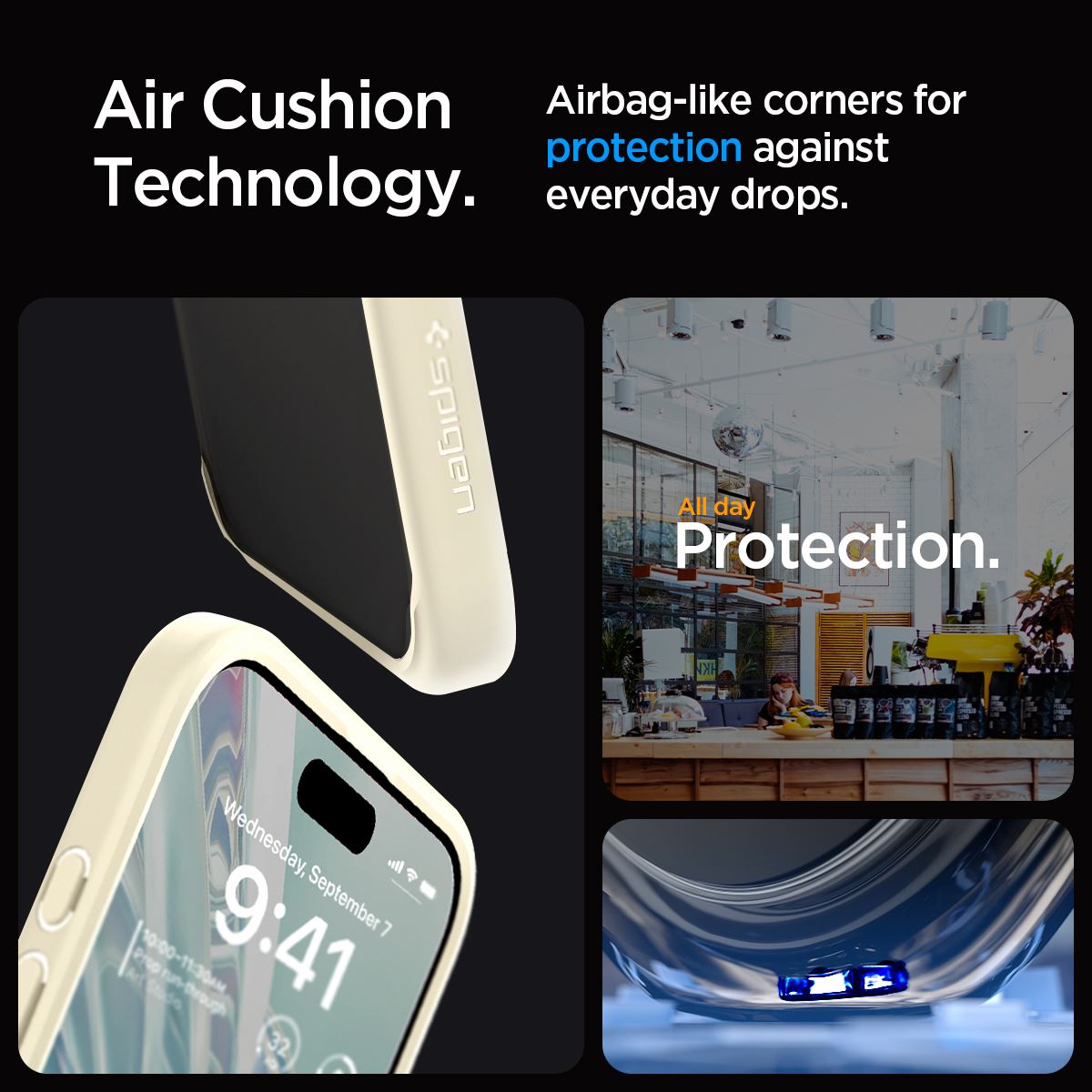 Spigen Ultra Hybrid, mute beige - iPhone 15 Pro (12)