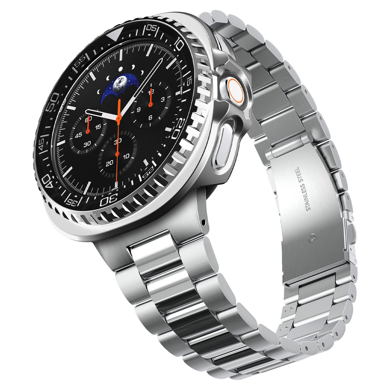 Spigen Bezel Tune Pro (Diver), black - Samsung Galaxy Watch 8 Classic 46mm (10)