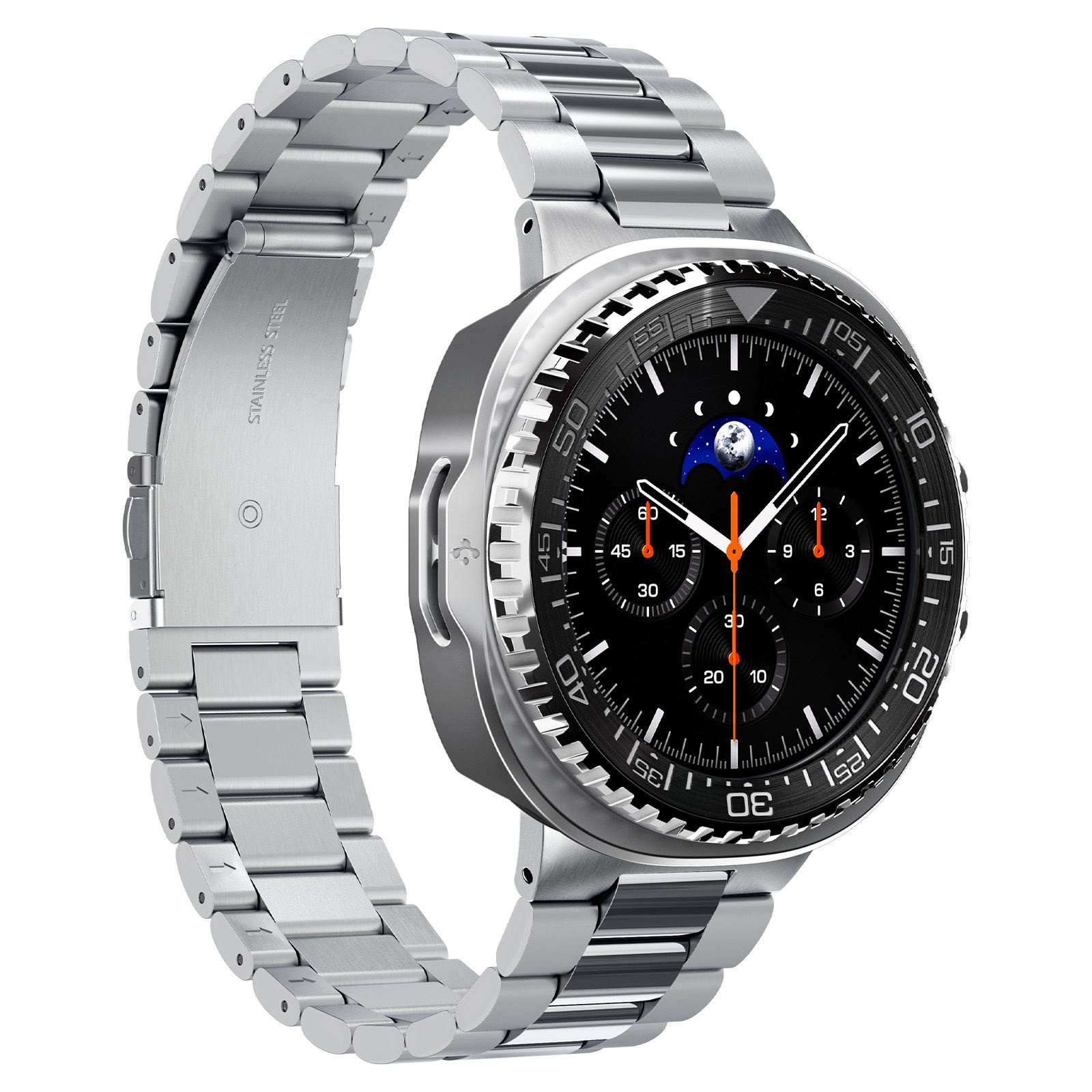 Spigen Bezel Tune Pro (Diver), black - Samsung Galaxy Watch 8 Classic 46mm (8)