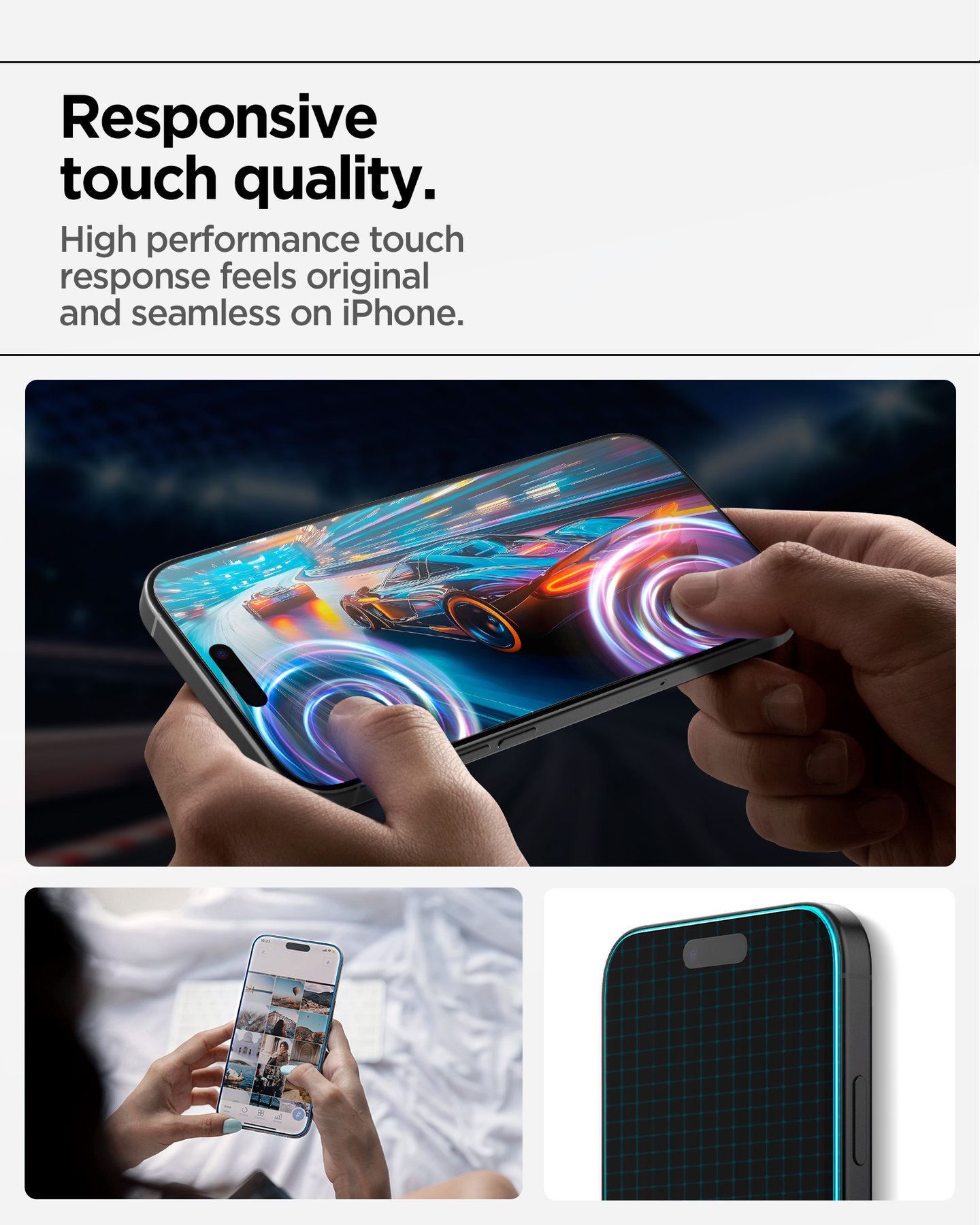 Spigen Glass tR AlignMaster S 3 Pack - iPhone 17 Pro Max (17)