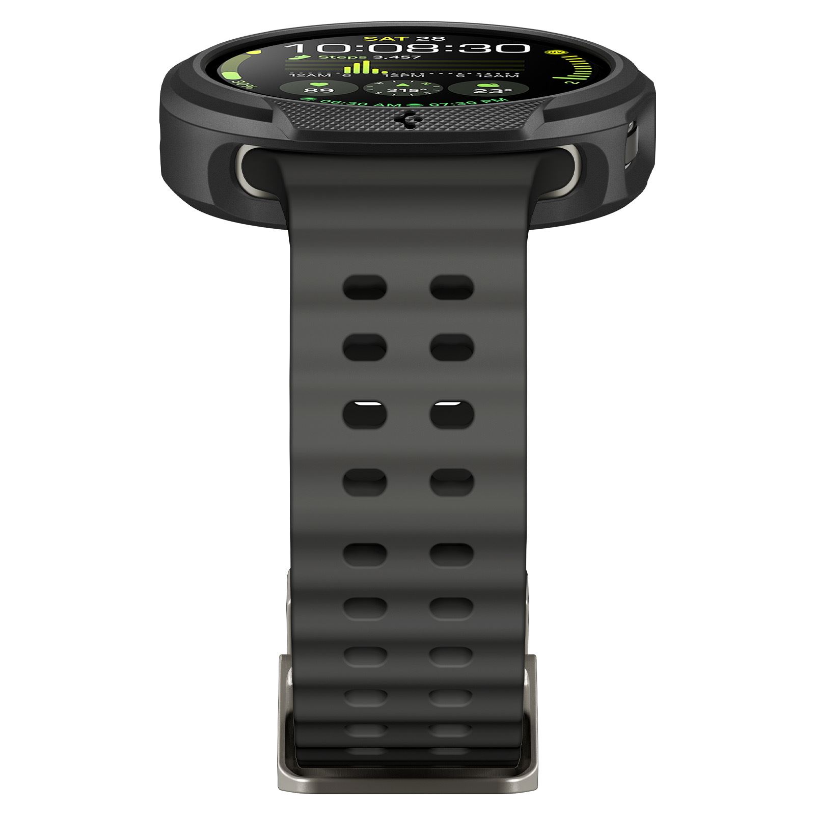 Spigen Liquid Air, matte black - Samsung Galaxy Watch 8 (40mm) (5)