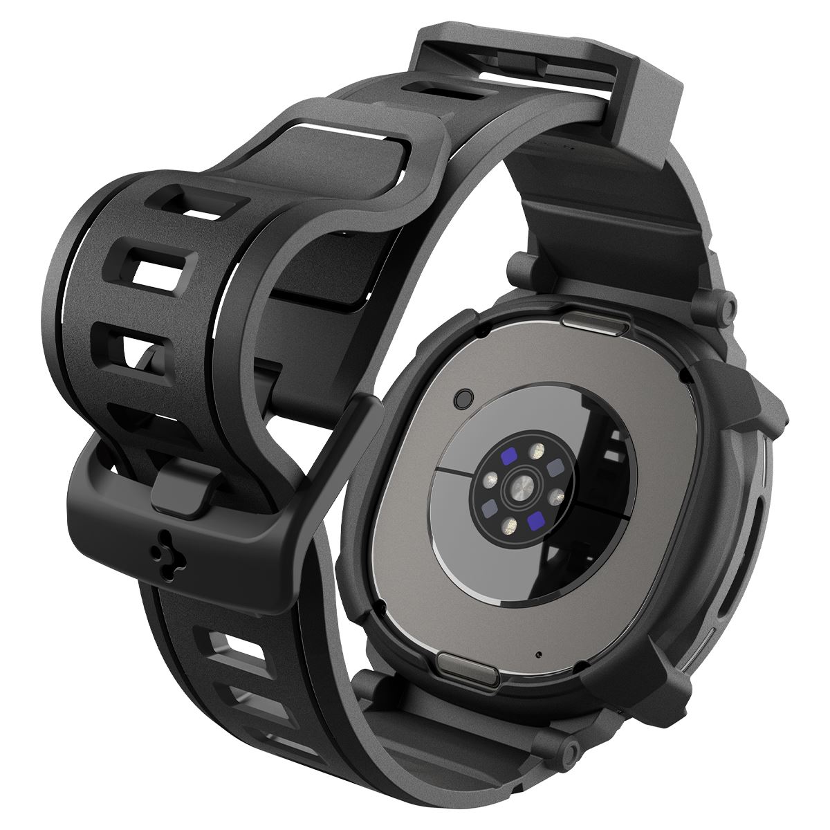 Spigen Rugged Armor Pro, matte black - Samsung Galaxy Watch 8 Classic (46mm) (7)